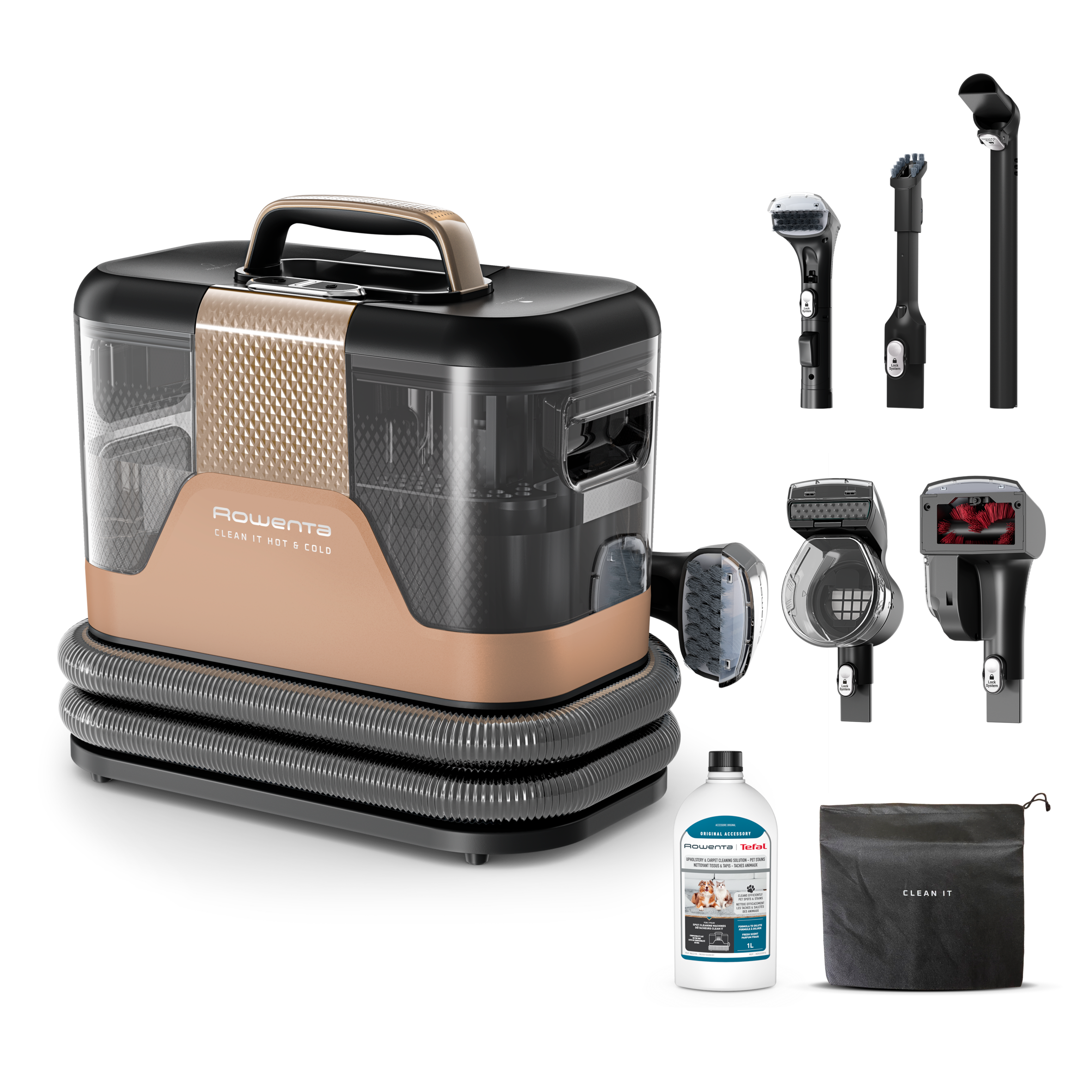 Ruční čistič skvrn a tepovač Clean It Hot & Cold Animal 1150W IN7021F0