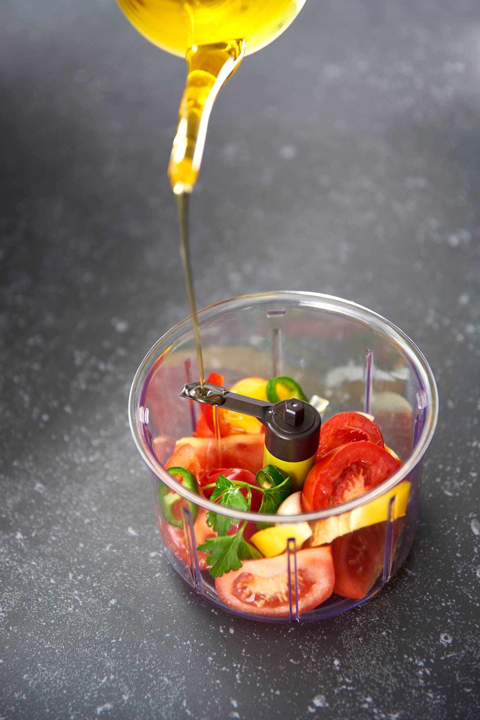 Ruční sekáček Tefal 5 Second Chopper K1320404 Zelený/Černý 900 ml