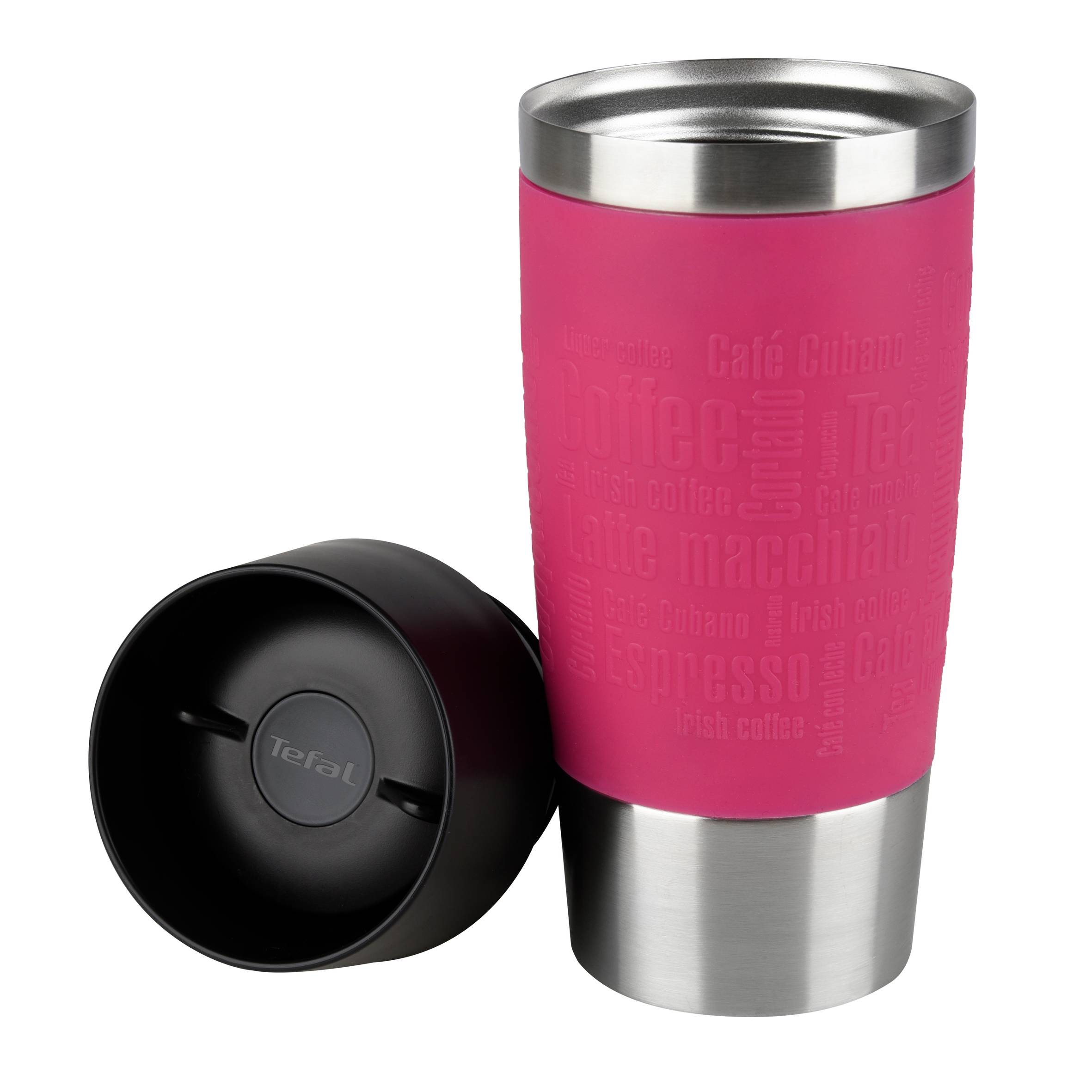 Termohrnek Tefal Travel Mug K3087114 Růžový/Nerezový 0,36 l