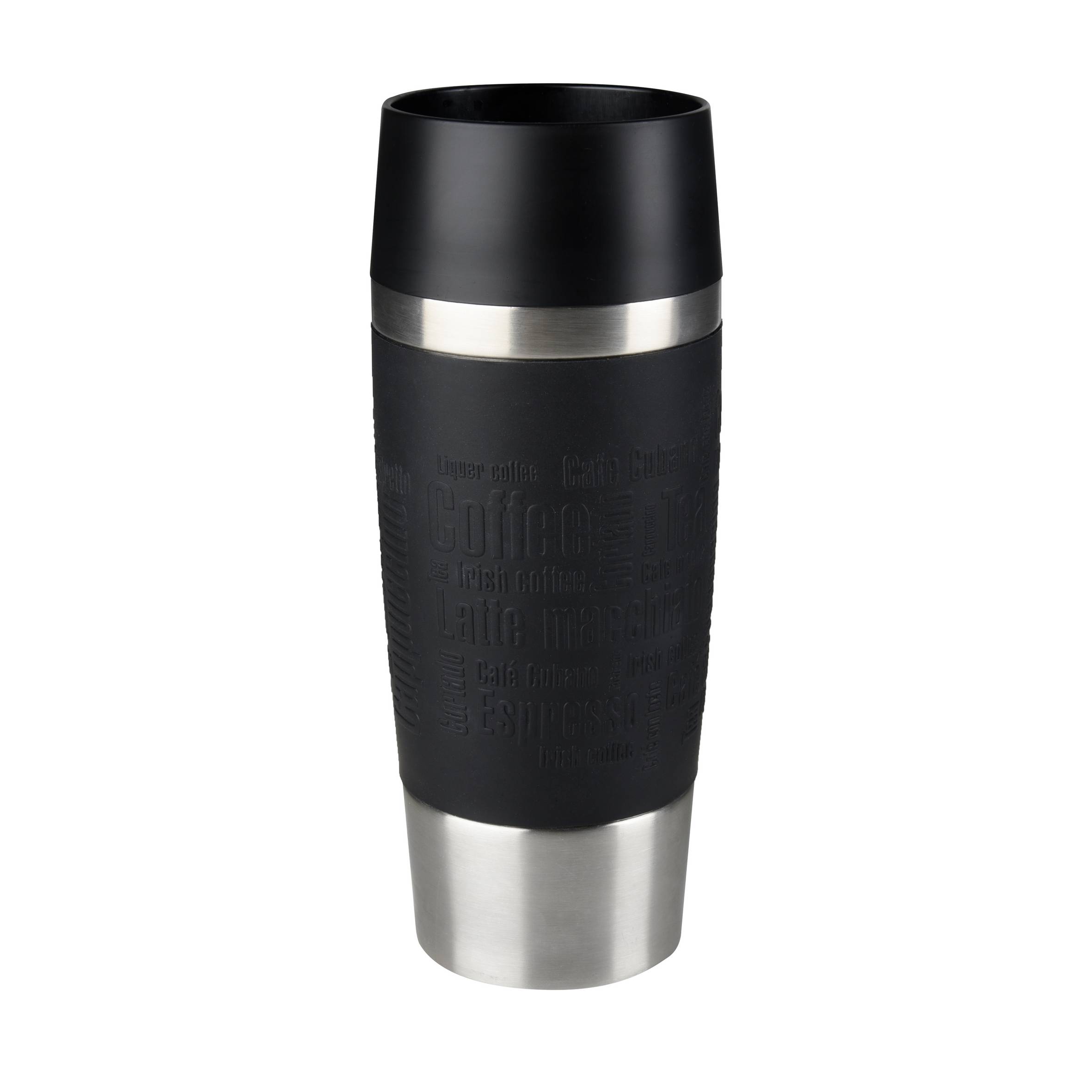 Termohrnek Tefal Travel Mug K3081114 Nerezový/Černý 0,36 l