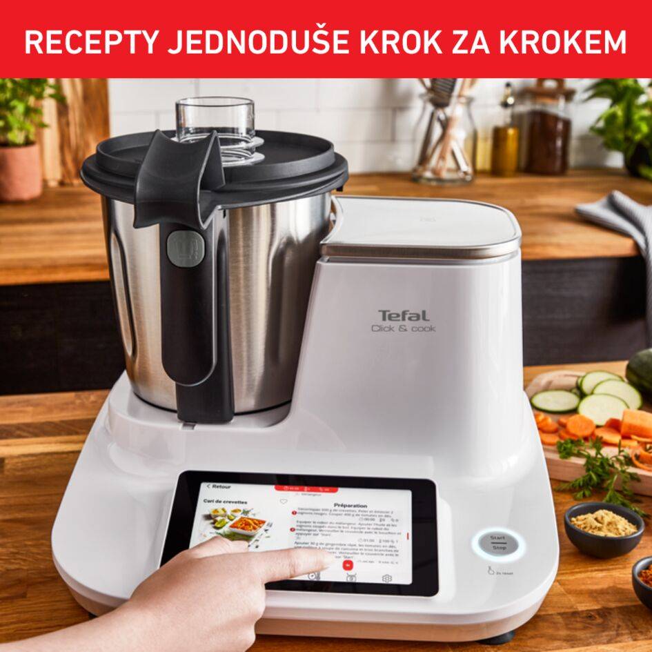 Multifunkční varný kuchyňský robot Tefal Click & Cook FE506130 Bílá