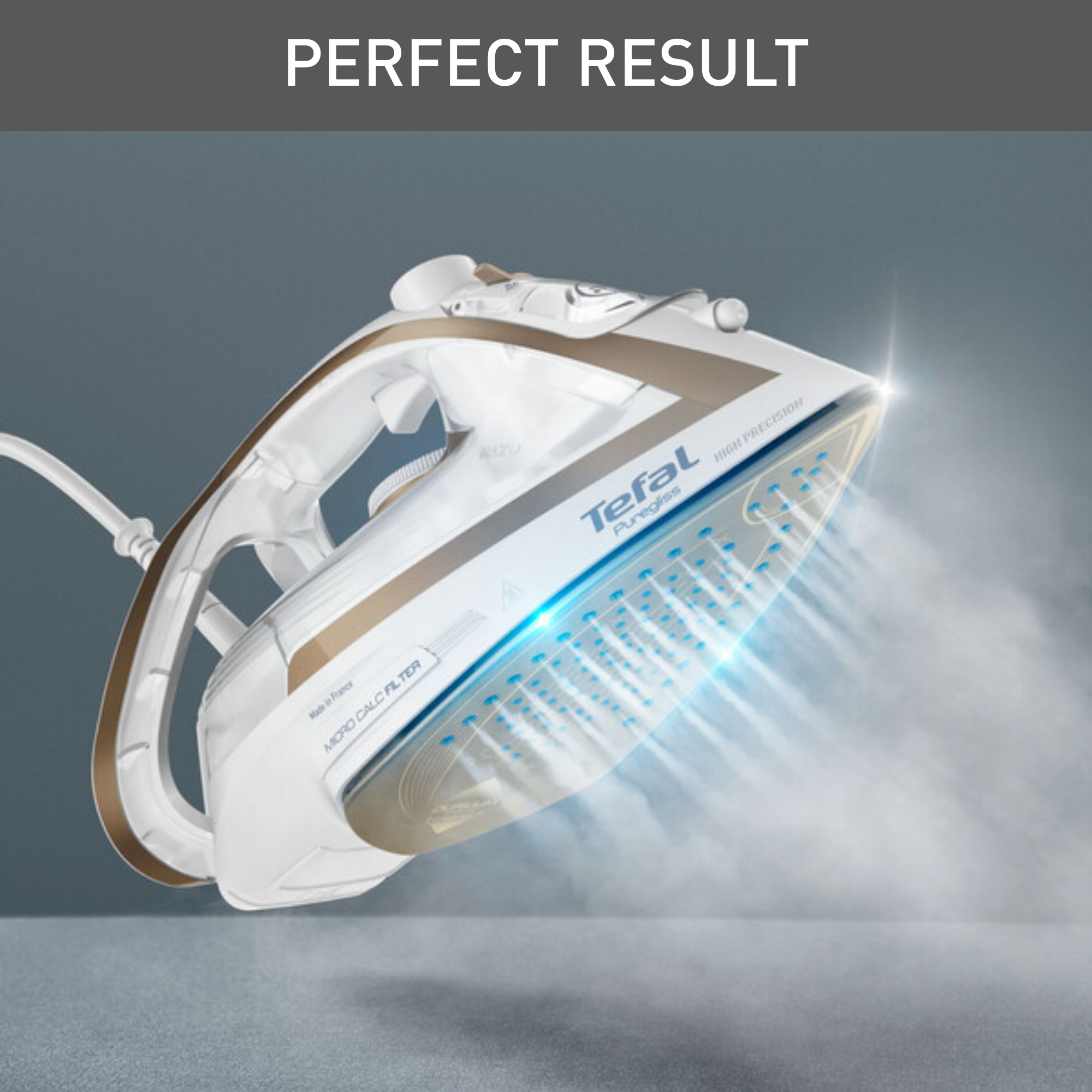 Napařovací žehlička Puregliss Coppertinto & White FV8042E0