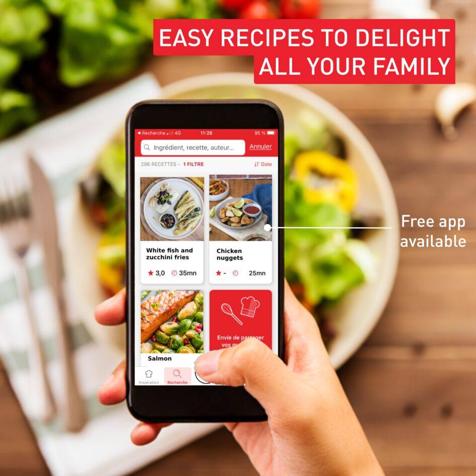 Horkovzdušní fritéza Tefal Easy Fry & Grill 2v1 EY801D15 Černá/Nerezová