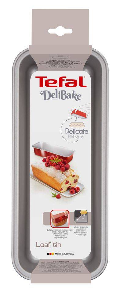 Forma na biskupský chlebíček Tefal Delibake J1640174 Červená/Šedá 30 cm