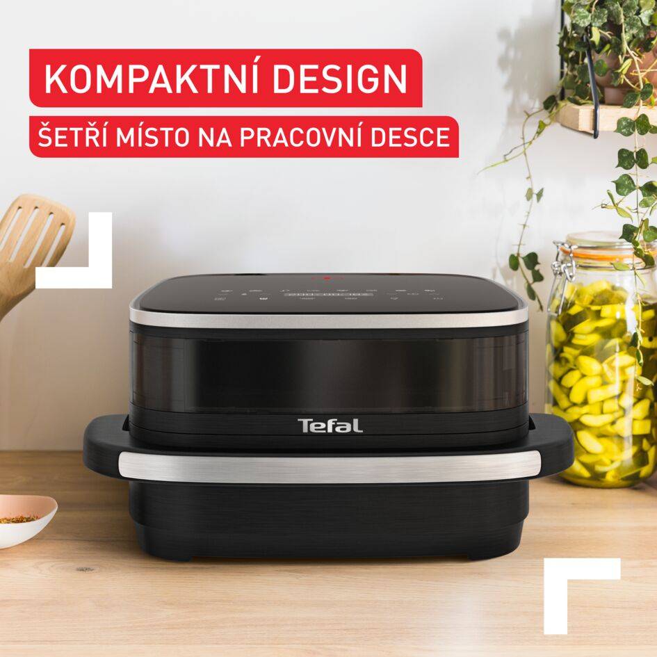 Horkovzdušná fritéza Tefal Easy Fry XL Surface FW4018E0 Černá