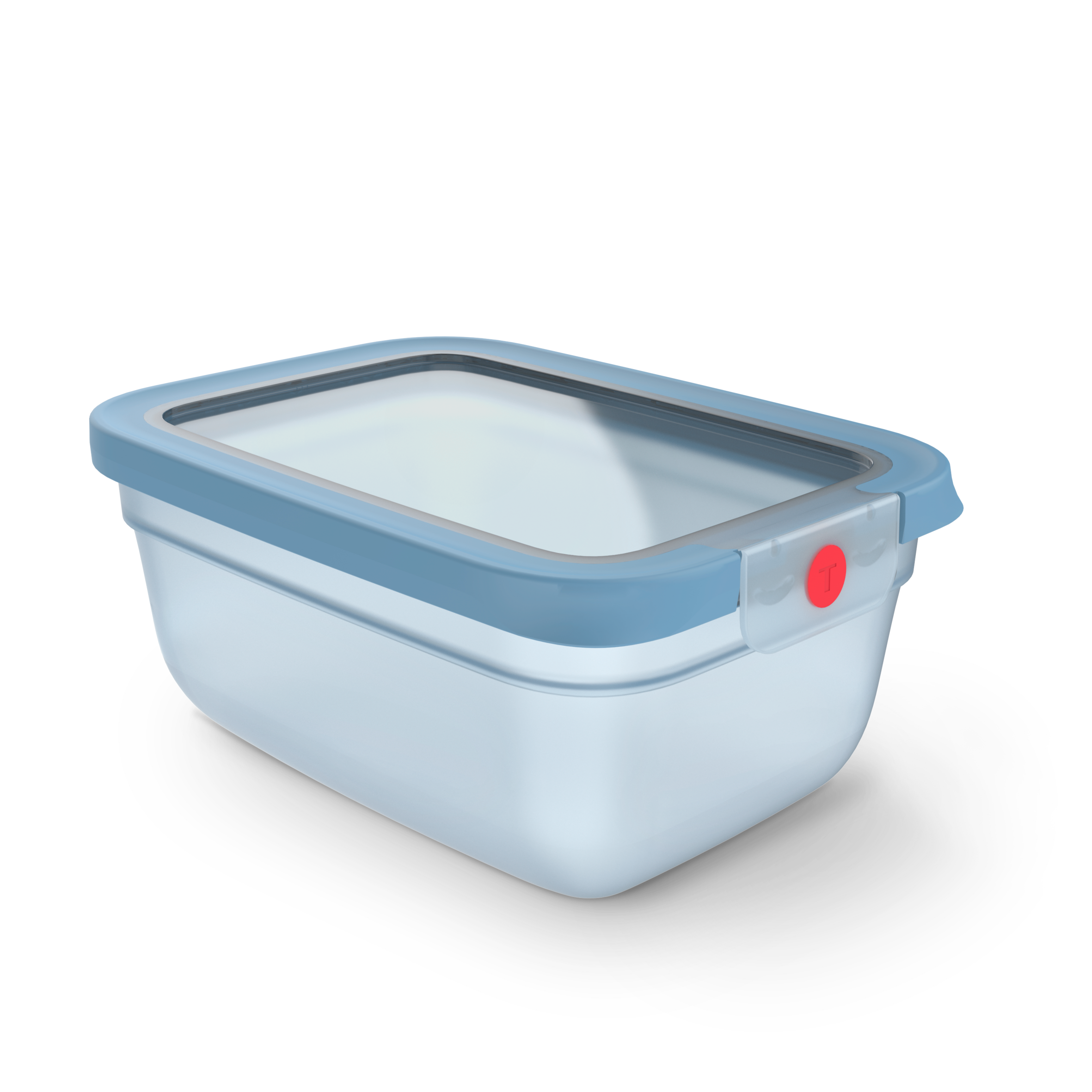 N1211010 oneClick dóza na potraviny Tefal obdelníková 1,5 l modrá