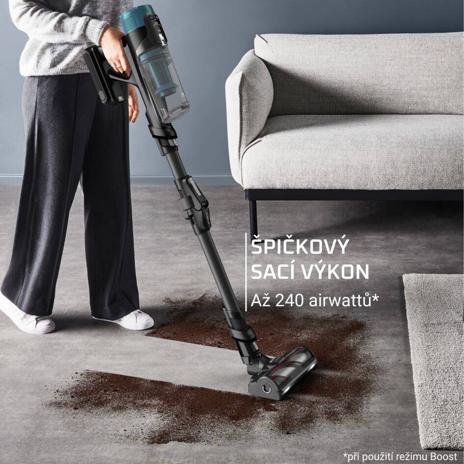 Tyčový vysavač Rowenta X-Force Flex 14.80 Auto Allergy Aerospin 240AW RH9BC1WO