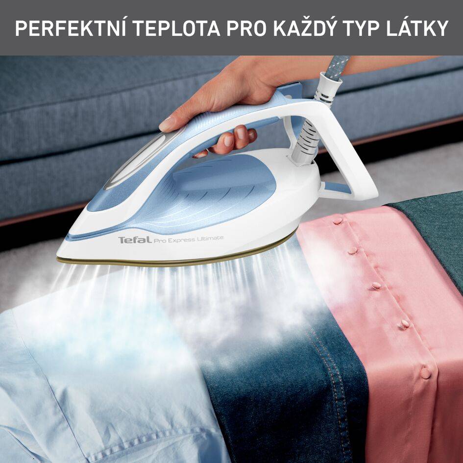 Parní generátor Tefal Pro Express Ultimate II GV9710E0 Světle modrý/Bílý