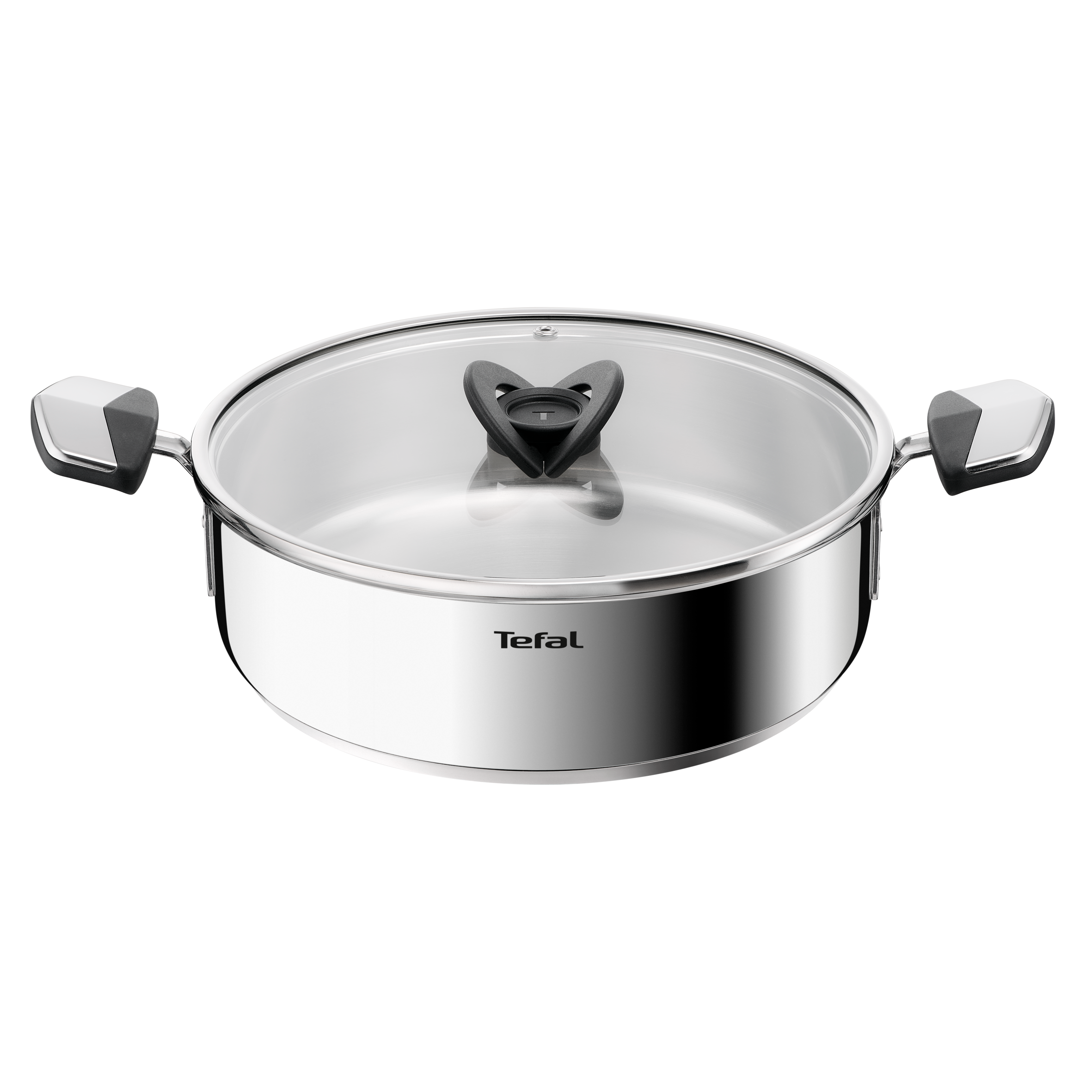 Nízký nerezový kastrol Tefal Emotion+ E3067045 24 cm