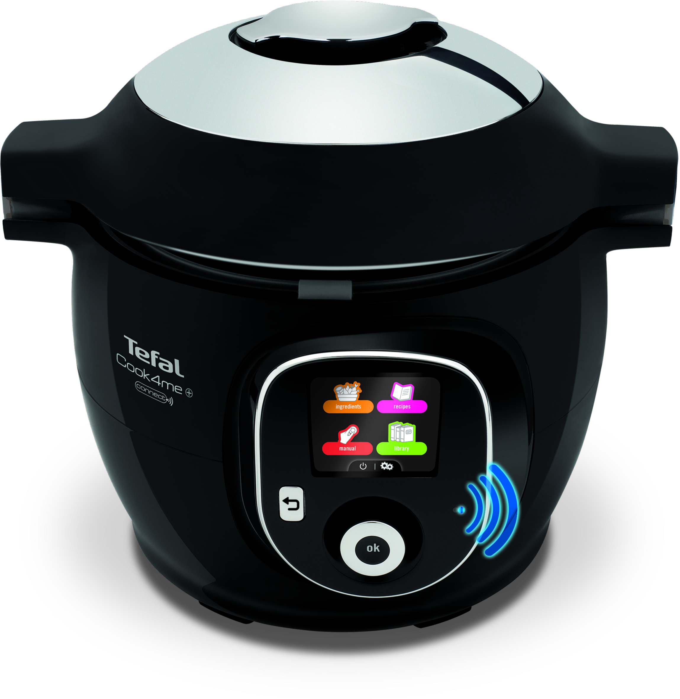 Multifunkční elektrický hrnec Tefal Cook4Me+ Connect CY855830 Černý 