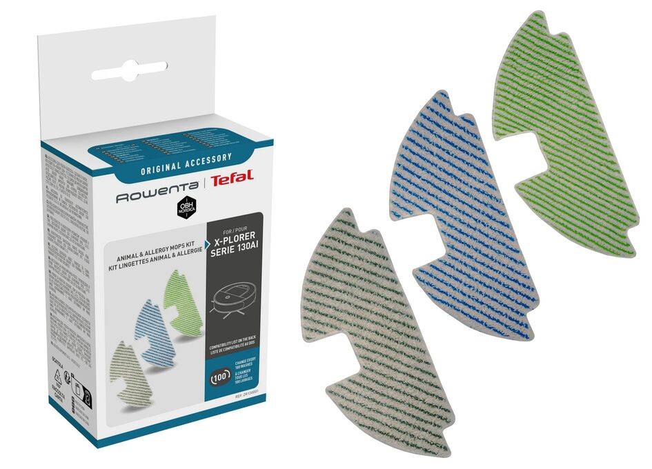 Sada 3 utěrek do robotického vysavače ZR130001