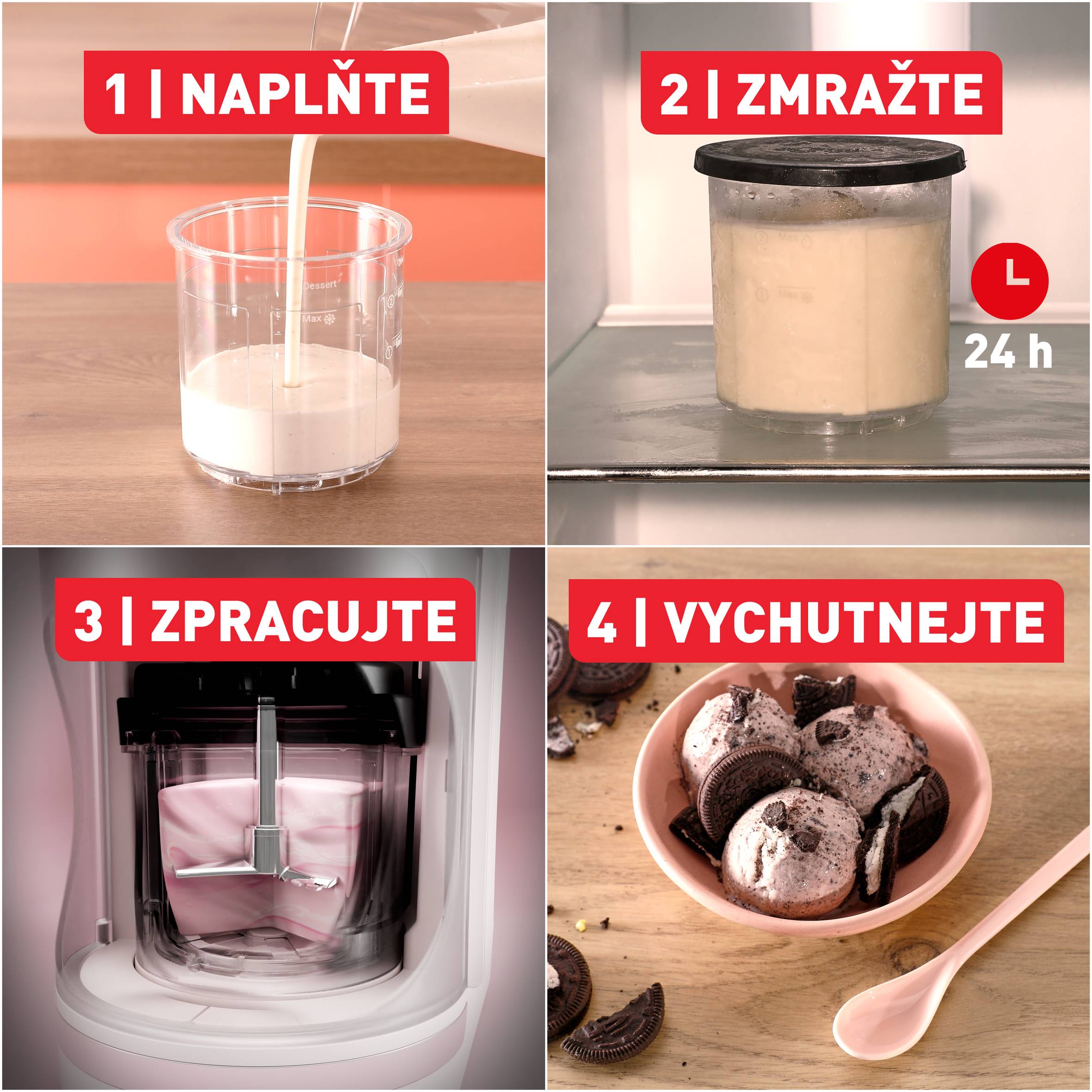 Zmrzlinovač Tefal Dolci IG602AE0