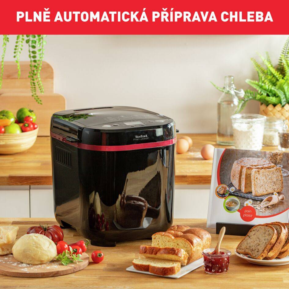 Domácí pekárna Tefal Pain Plaisir PF220838 Červená/Černá