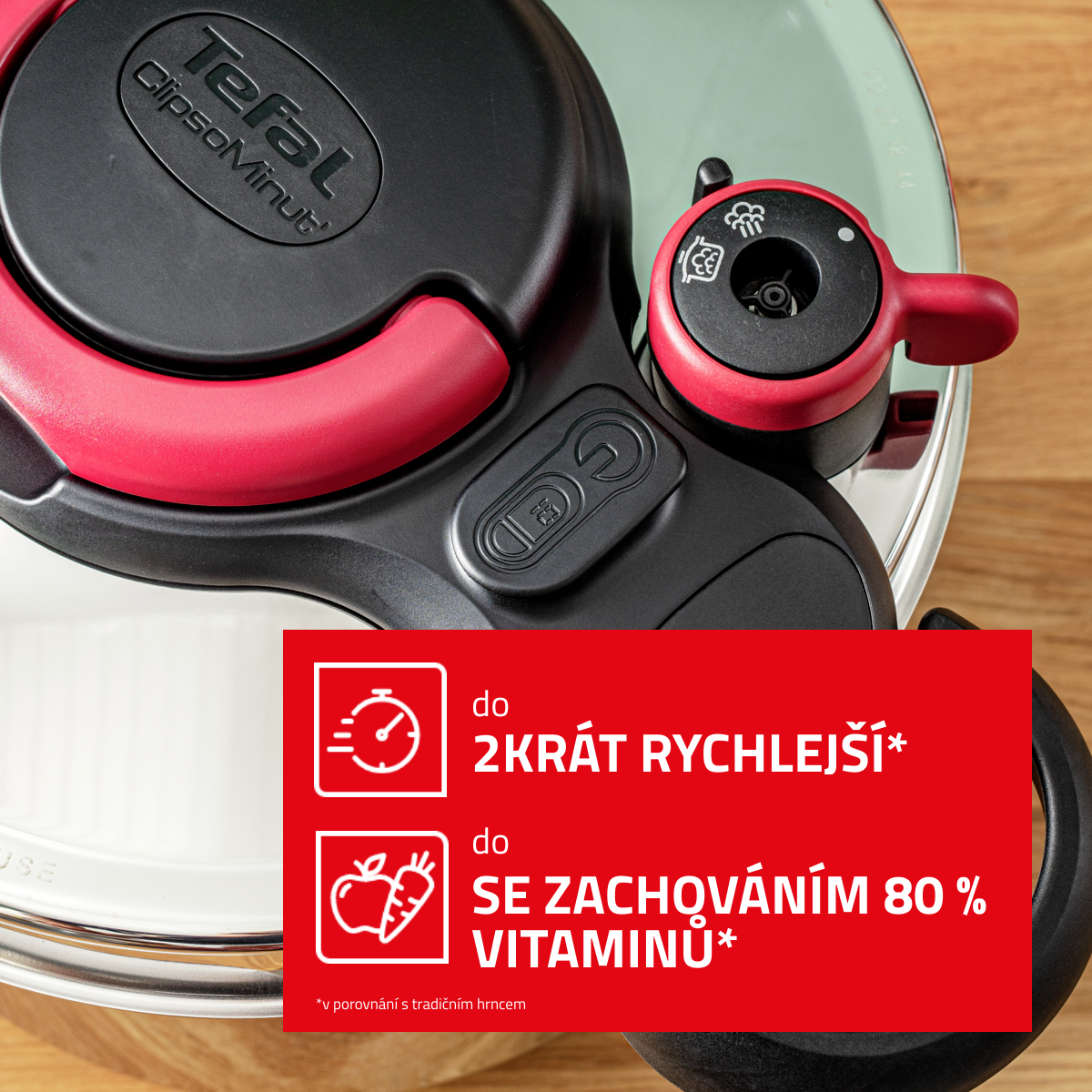 Tlakový hrnec Tefal ClipsoMinut’® Easy 6 l P4620768