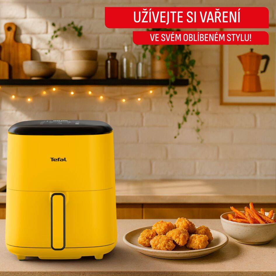 Horkovzdušná fritéza Tefal Easy Fry POP 5 l EY2452E0 Žlutá