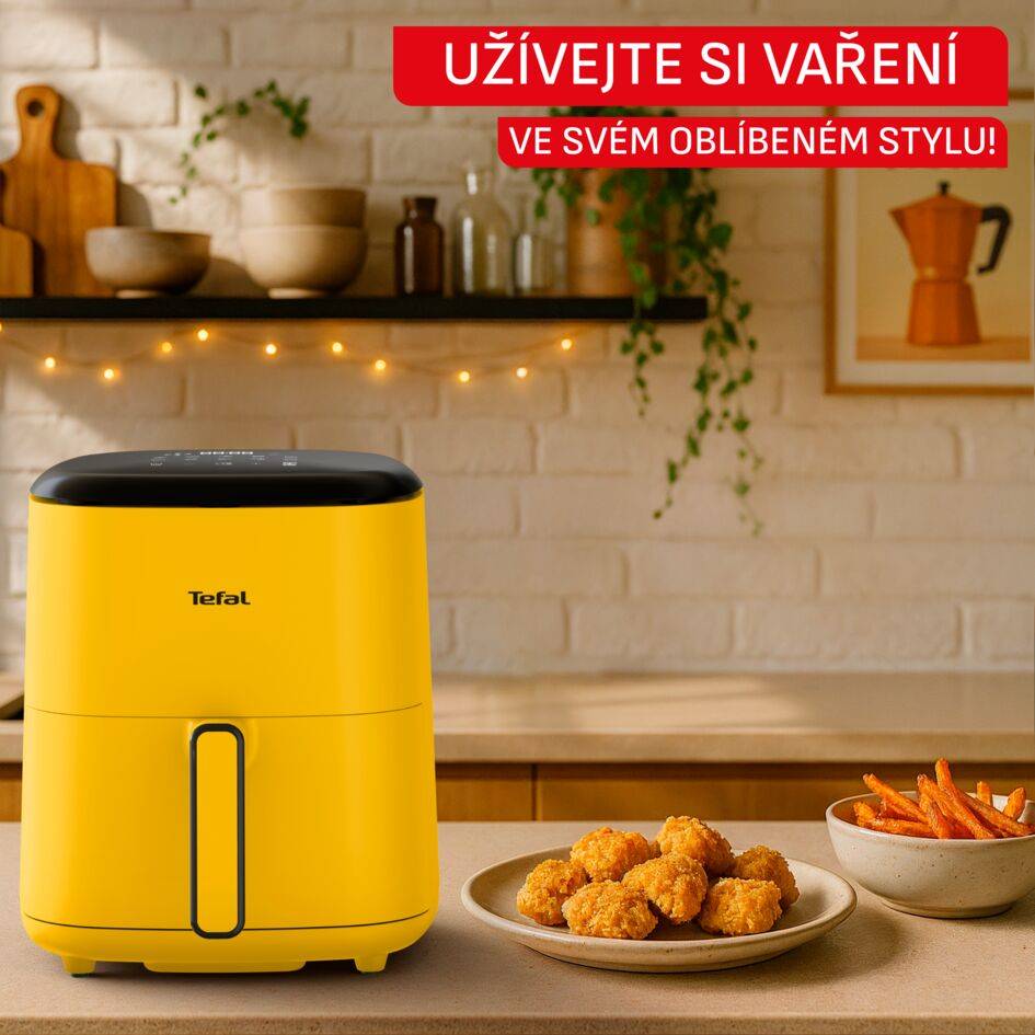 Horkovzdušná fritéza Tefal Easy Fry POP 5 l EY2452E0 Žlutá