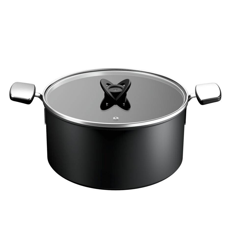 Nepřilnavý kastrol s poklicí Tefal Excellence+ G3285353 28 cm 