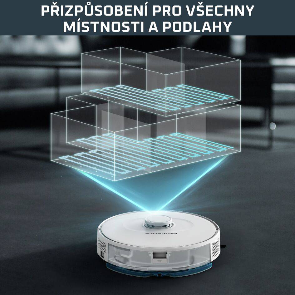 Robotický vysavač Rowenta X-Plorer S75s 4v1 Laser 2700Pa RR8567WH