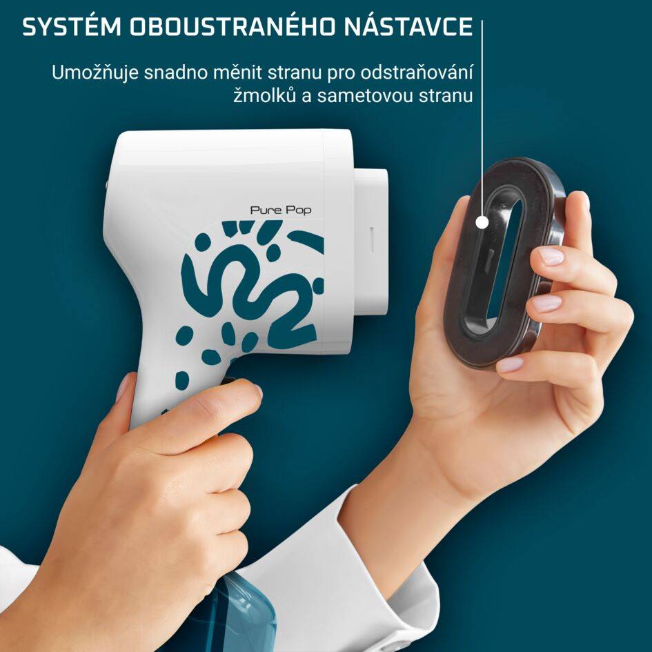 Ruční napařovač Tefal Pure POP Home & Travel DT2040E1Bíla/Modra