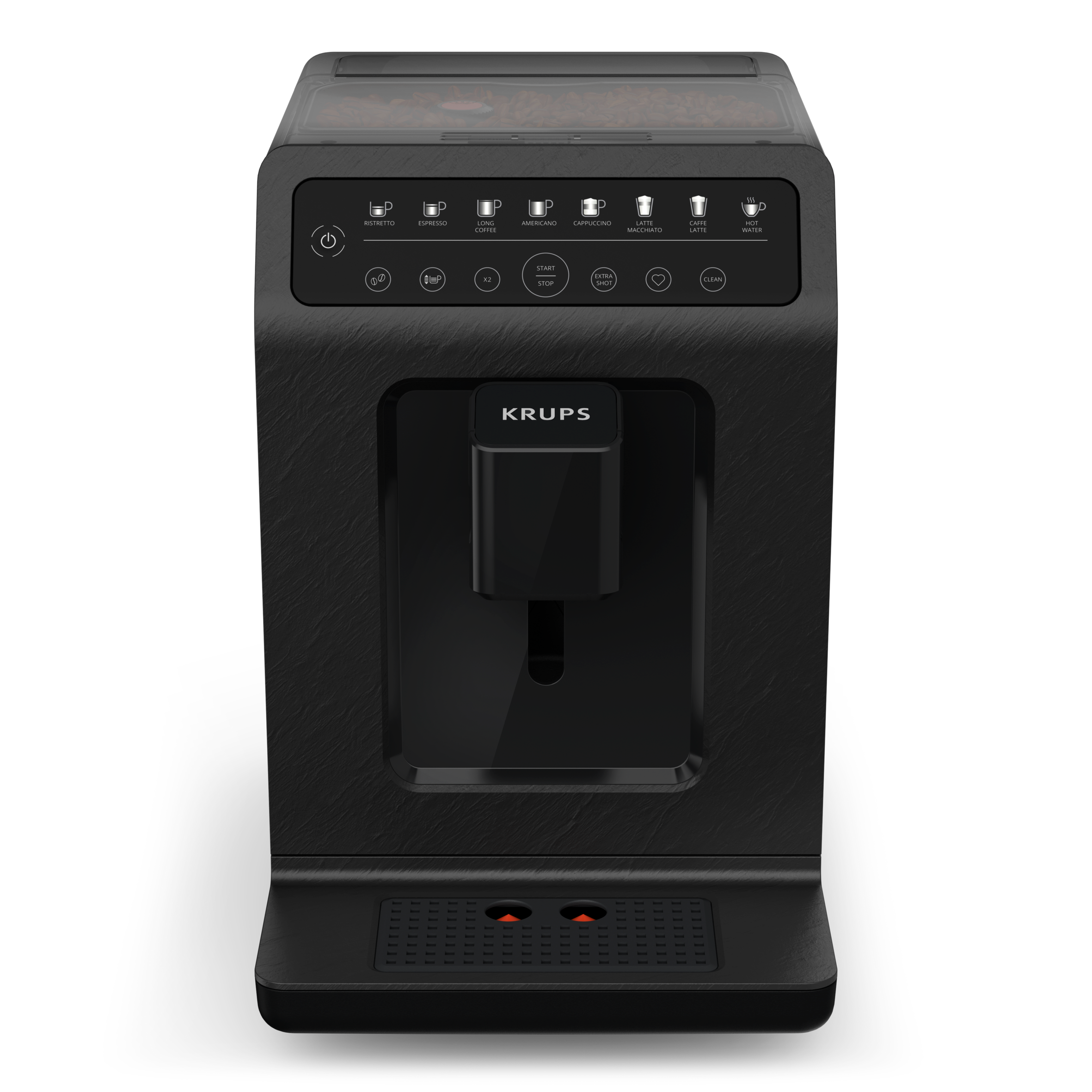 Automatický kávovar KRUPS Evidence Eco EA897B10 matně černý