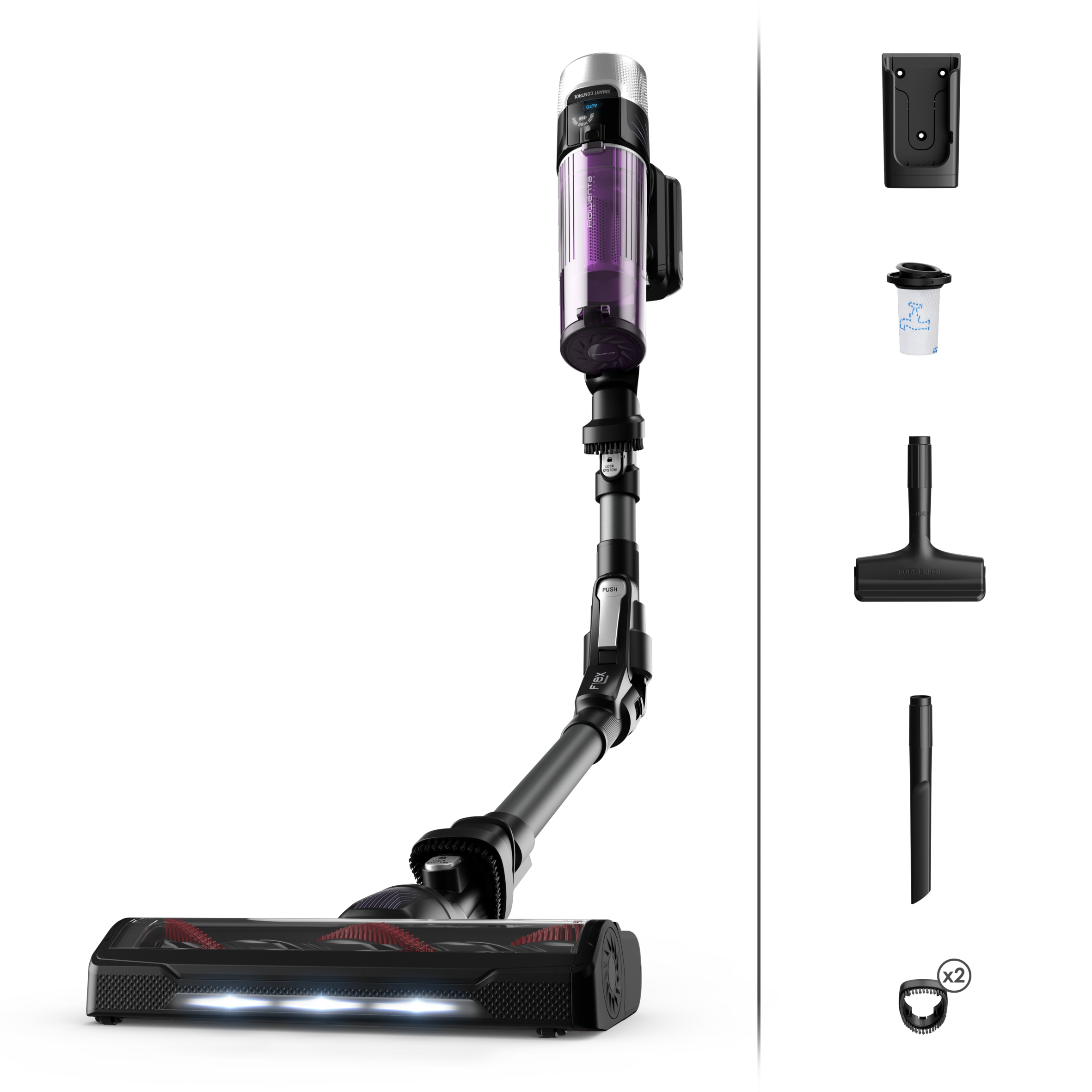 Tyčový vysavač X-Force Flex 9.60 Auto Allergy 3v1 100 AW HEPA RH2038WO