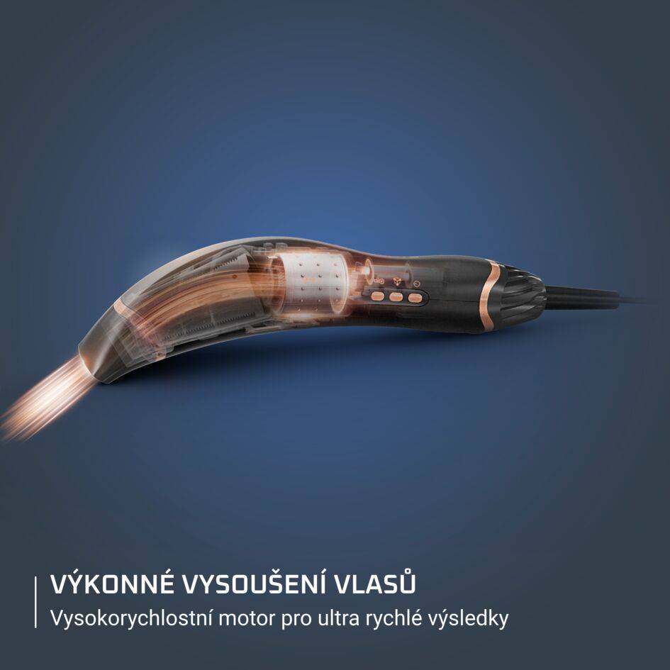 Fén na vlasy Air Motion Ultimate Experience CF8C20E0 Černý