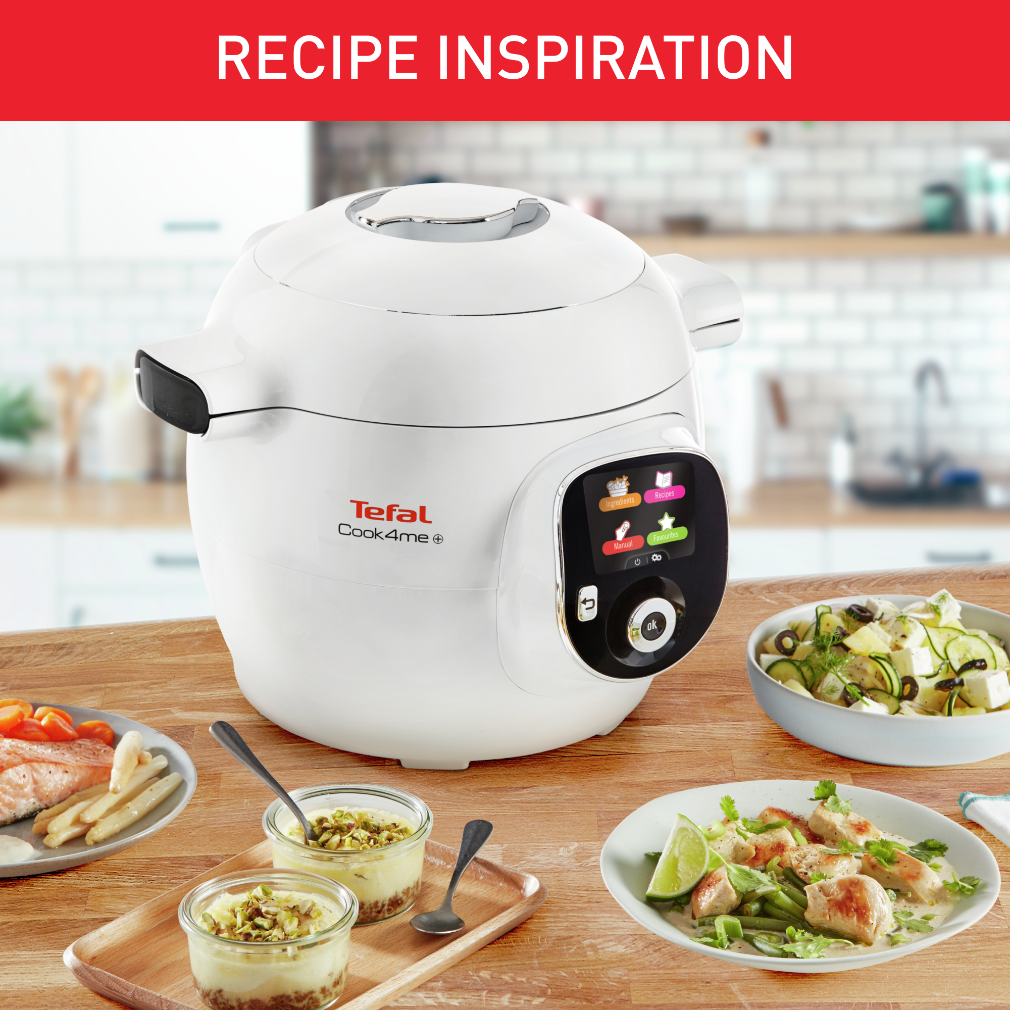 Multifunkční tlakový hrnec Tefal Cook4Me+ CY851130 Bílý