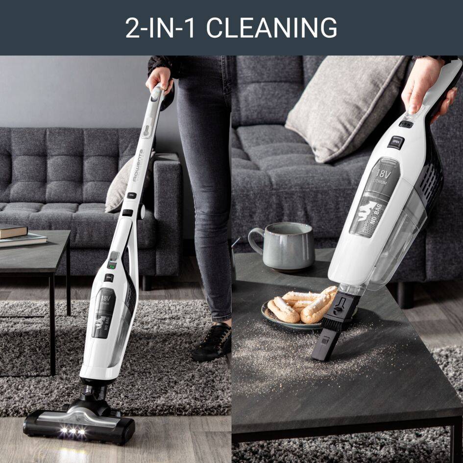 Tyčový vysavač Dual Force 2V1 RH6737WH