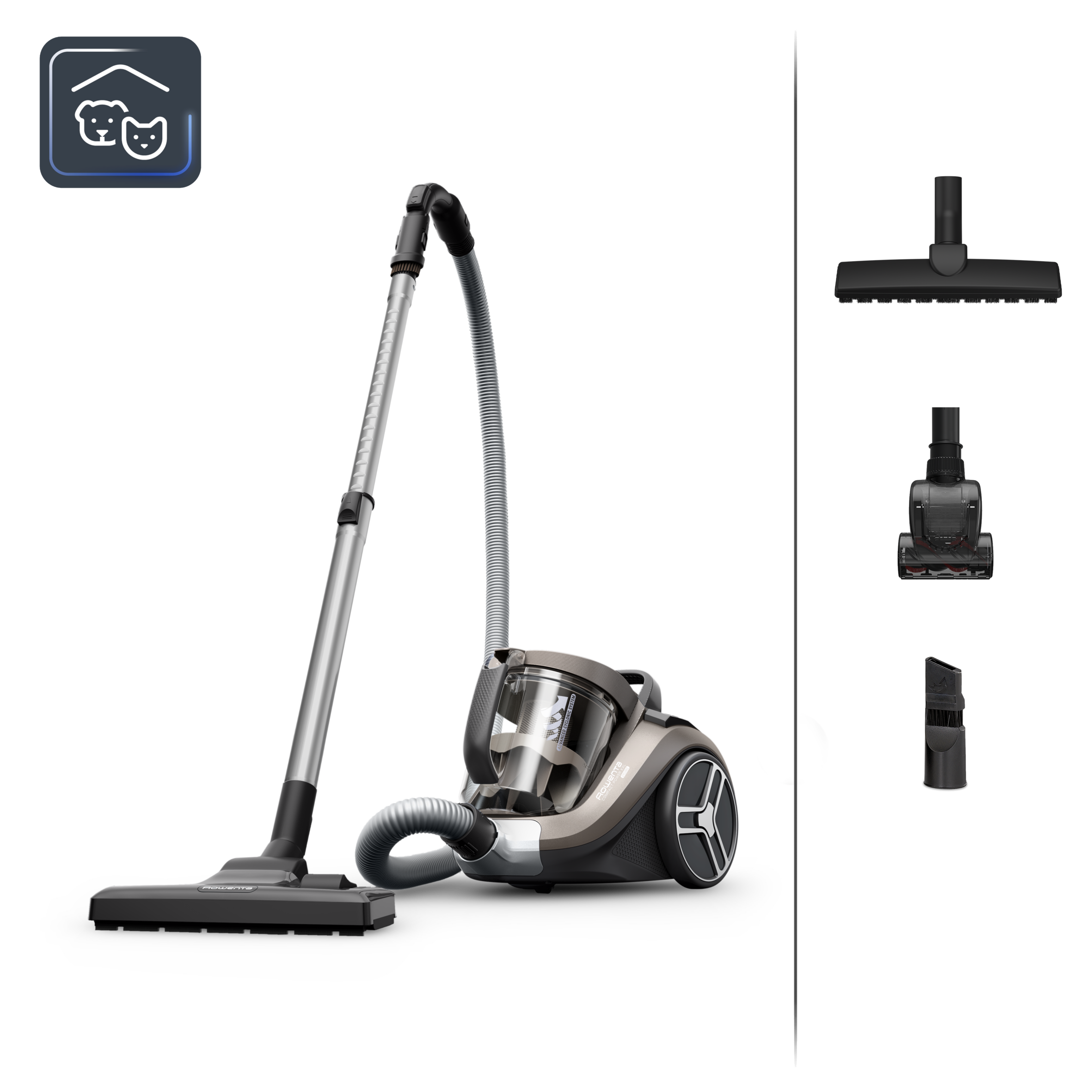 Bezsáčkový vysavač Compact Power XXL 900W Animal RO4B50EA