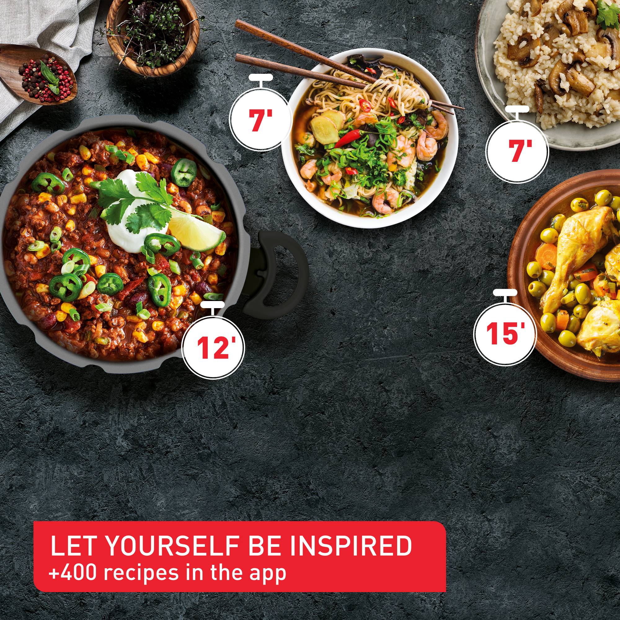 Tlakový hrnec Tefal Secure 5 Neo P2530738 Nerezový 6 l