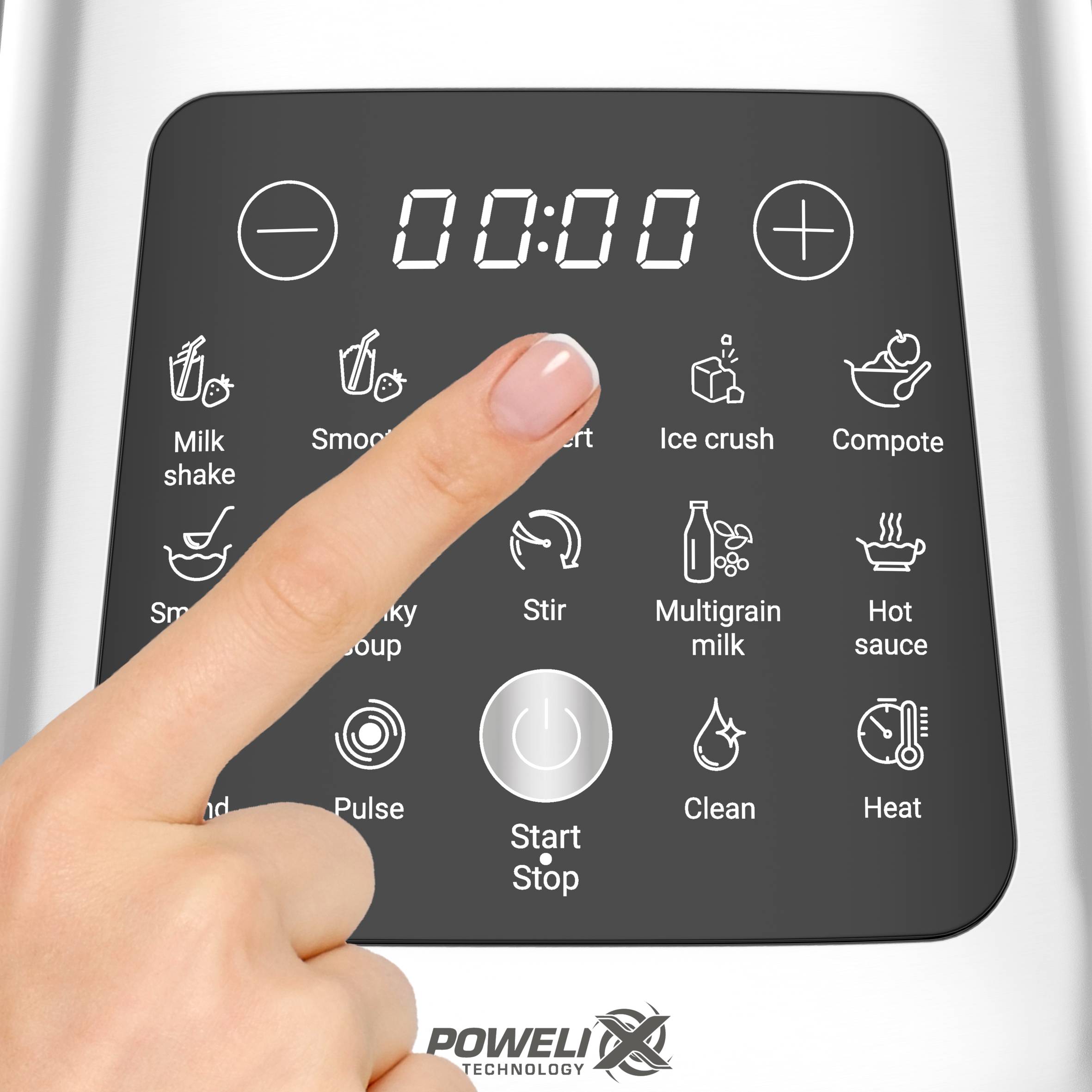 Stolní vysokorychlostní mixér Tefal PerfectMix Cook BL83SD30 Nerezový/Černý