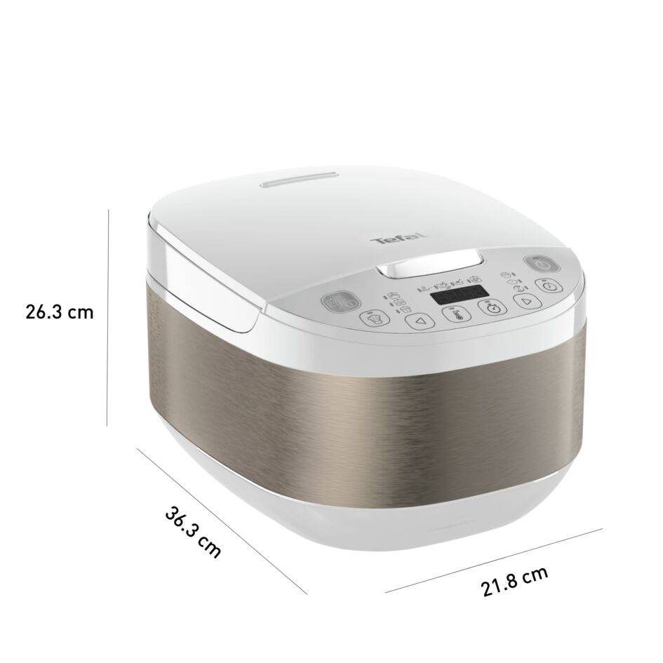Multifunkční elektrický hrnec Tefal Simply Cook Plus RK622130 Stříbrný/Černý
