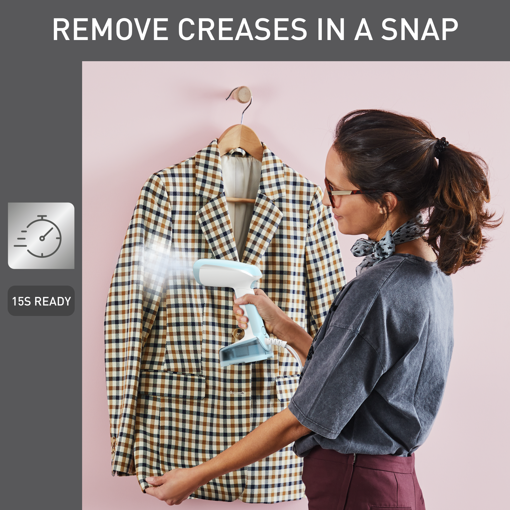 Ruční napařovač oděvů TEFAL ACCESS'STEAM POCKET DT3041E1