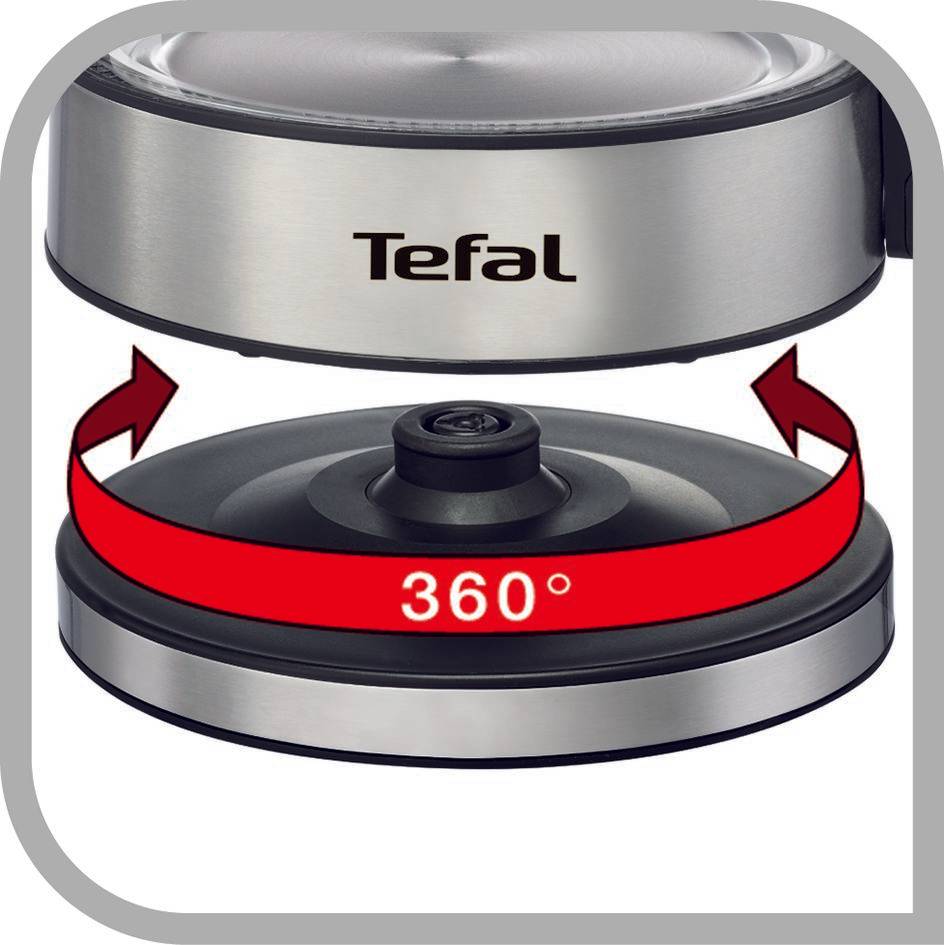 GLASS KETTLE KI730D30 sklo/stříbrná