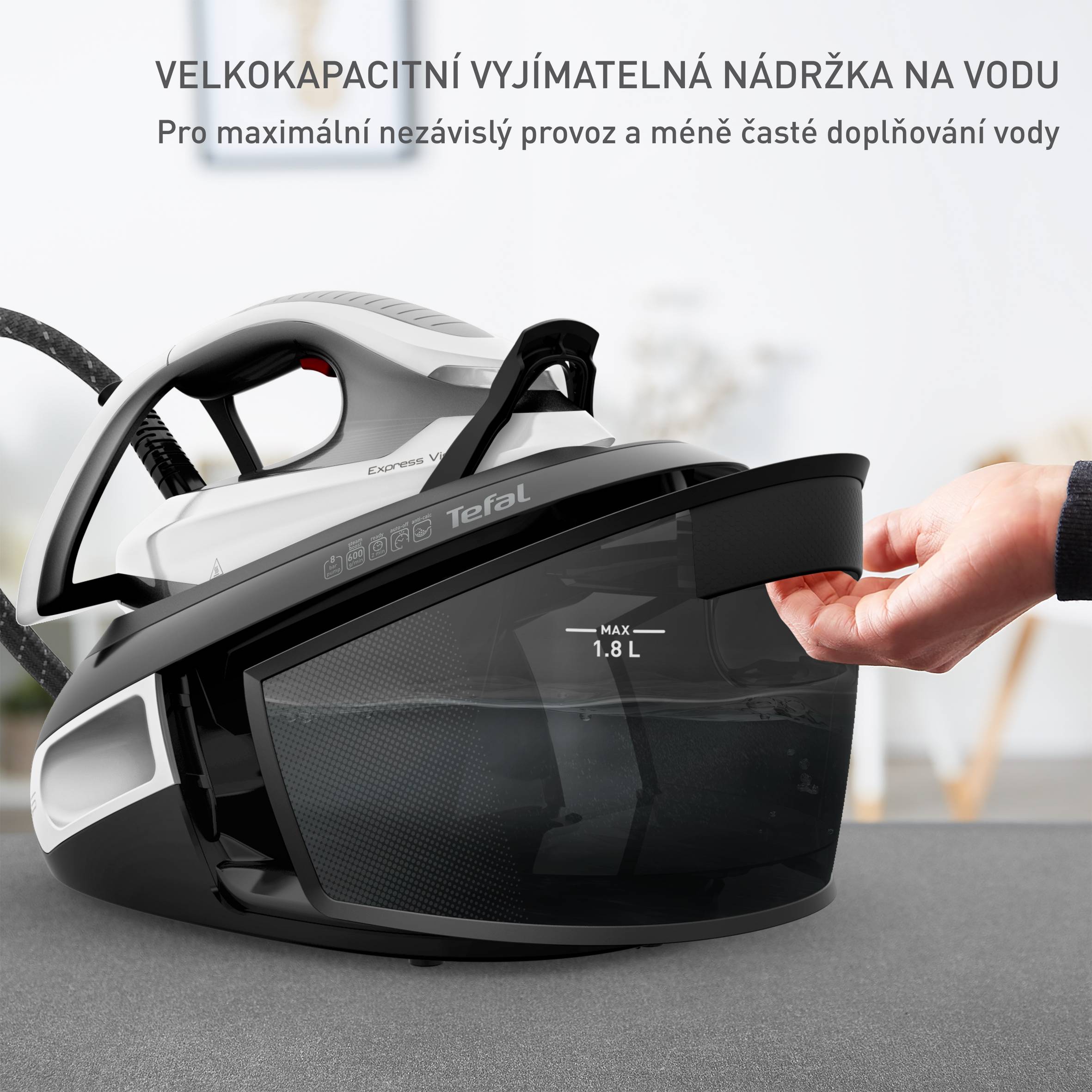 Žehlička s parním generátorem Tefal Express Vision