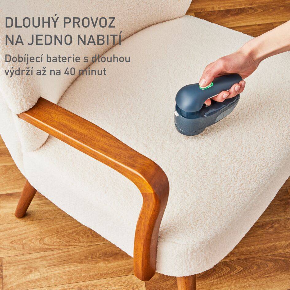 Dobíjecí odstraňovač žmolků Tefal JB7002E0 Tmavě modrá