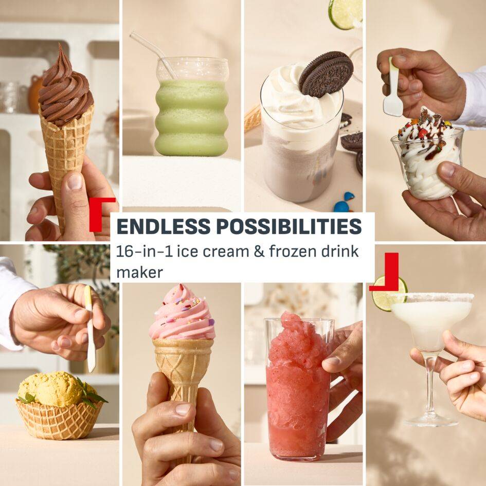 Zmrzlinovač a výrobník mražených nápojů Tefal Freezi IG803AE0