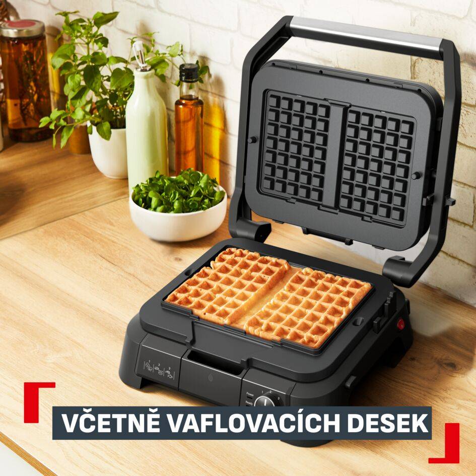 Elektrický grill Tefal SuperGrill 4v1 GC517DE0 Nerez