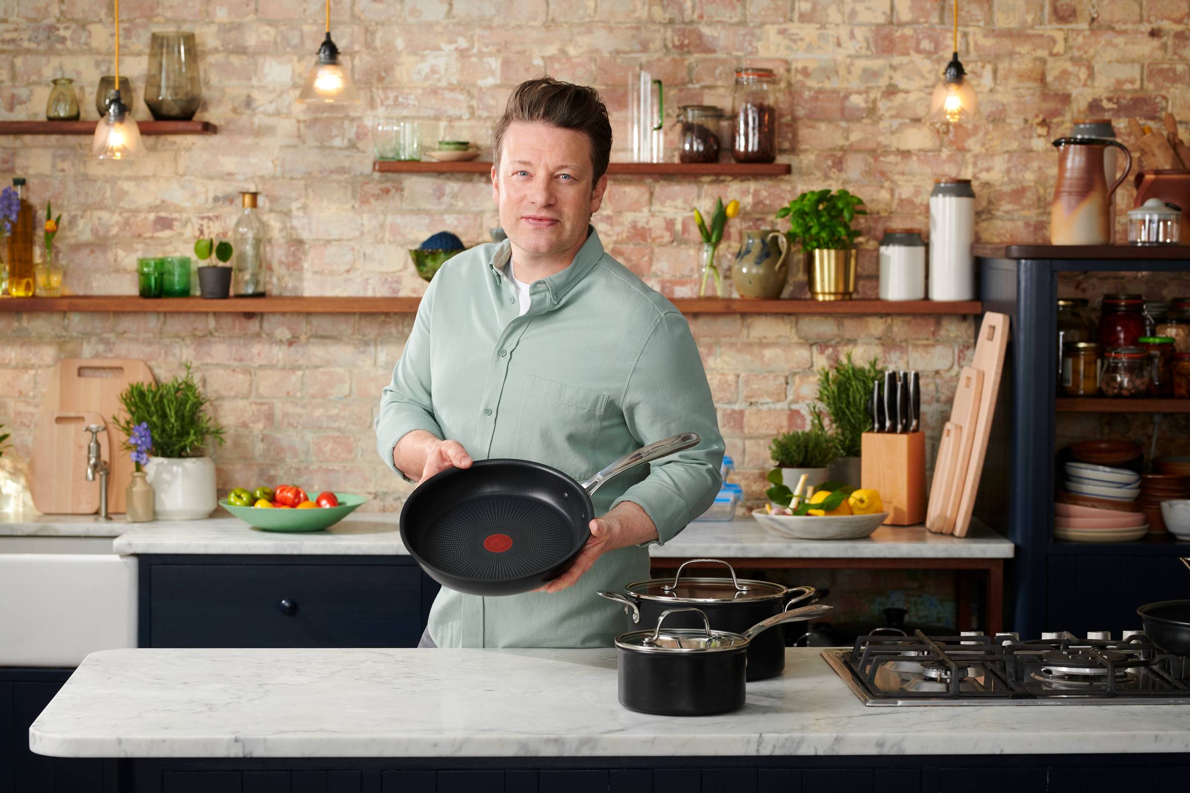Rendlík s poklicí Tefal Jamie Oliver E0142355 E0142355 18 cm