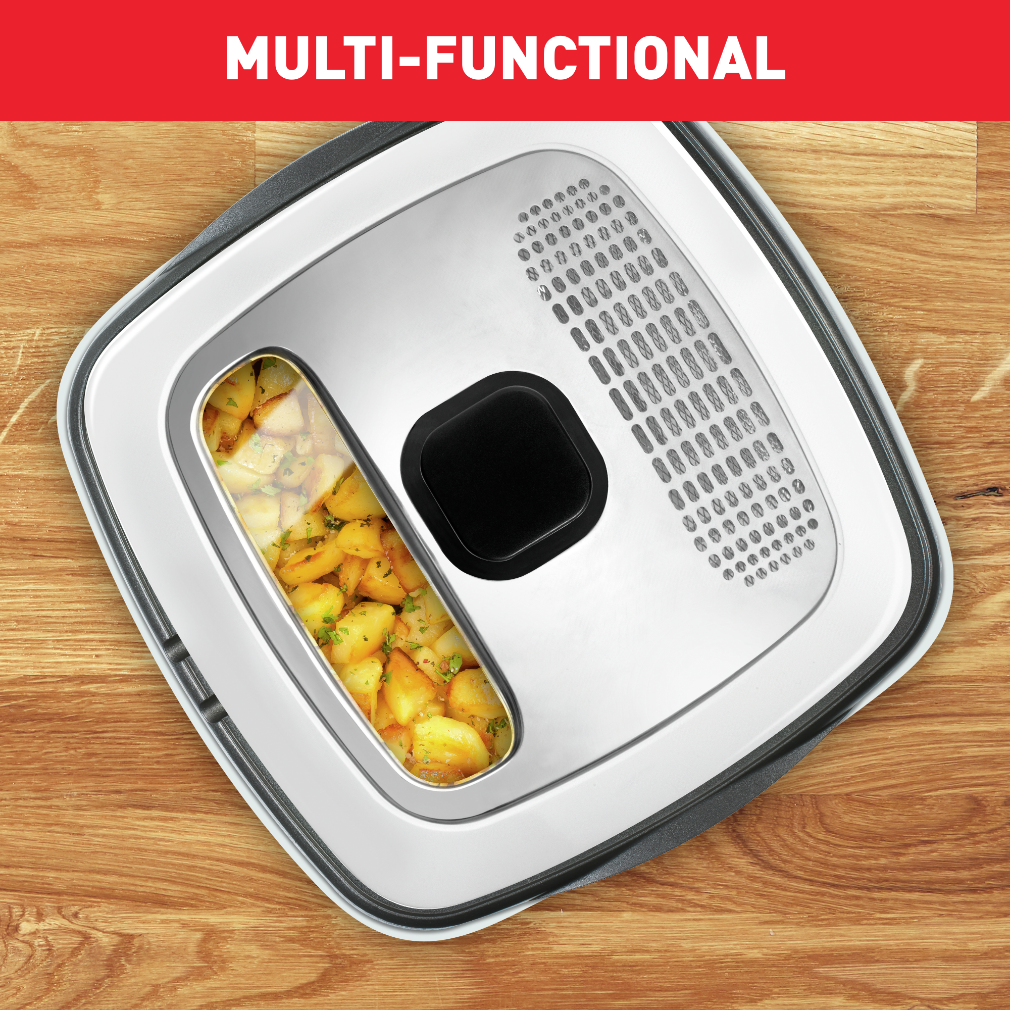 Olejová fritéza Tefal Versalio Deluxe 9v1 FR495070 Nerezová/Bílá