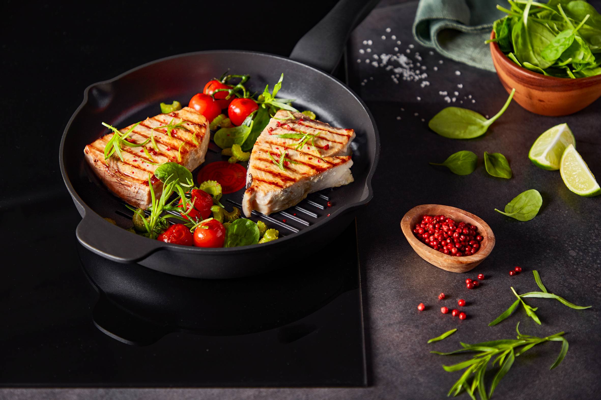Grilovací pánev Tefal Healthy Chef E2444055 26 cm