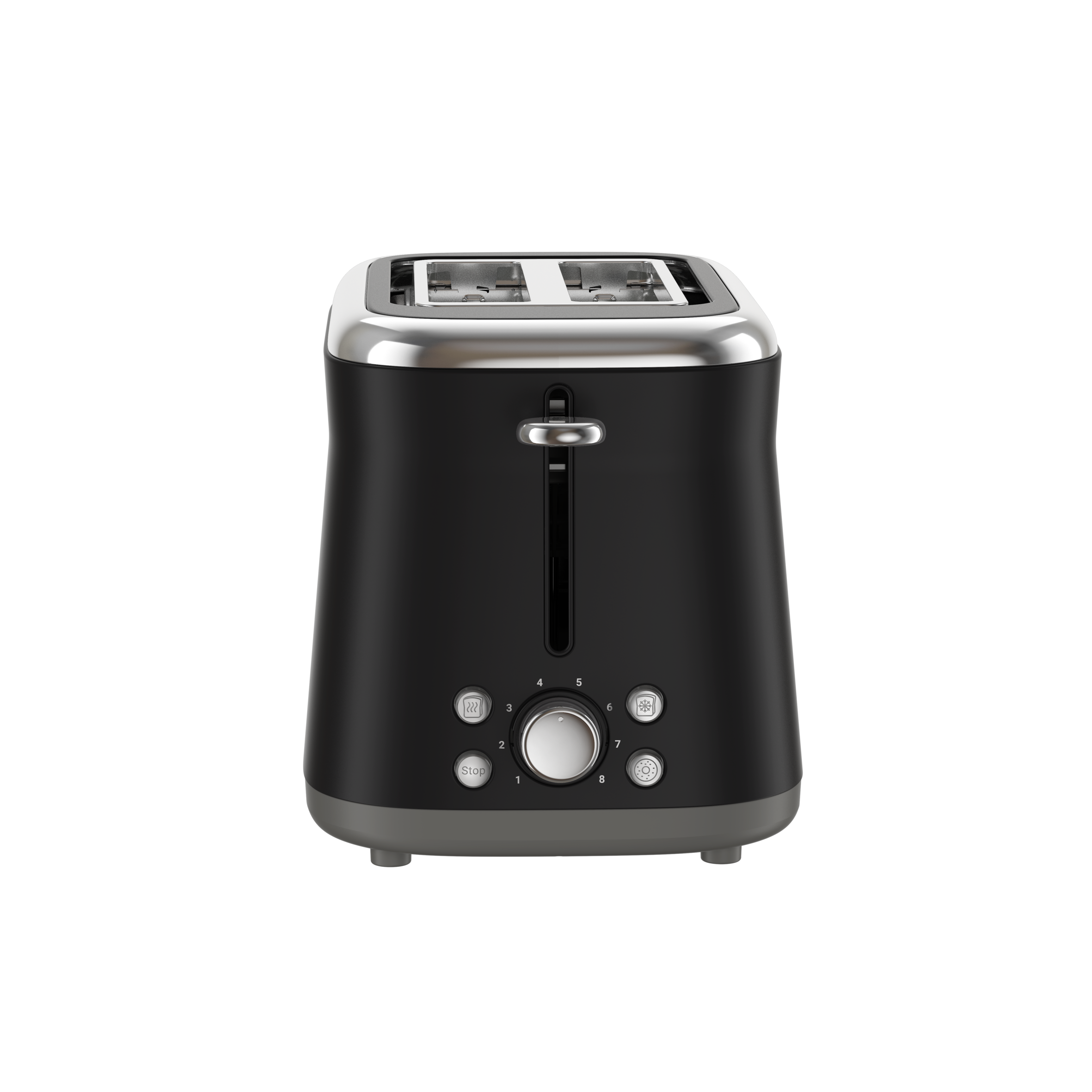 Retro topinkovač Tefal Collection, TT7208E0, nerezový, černý