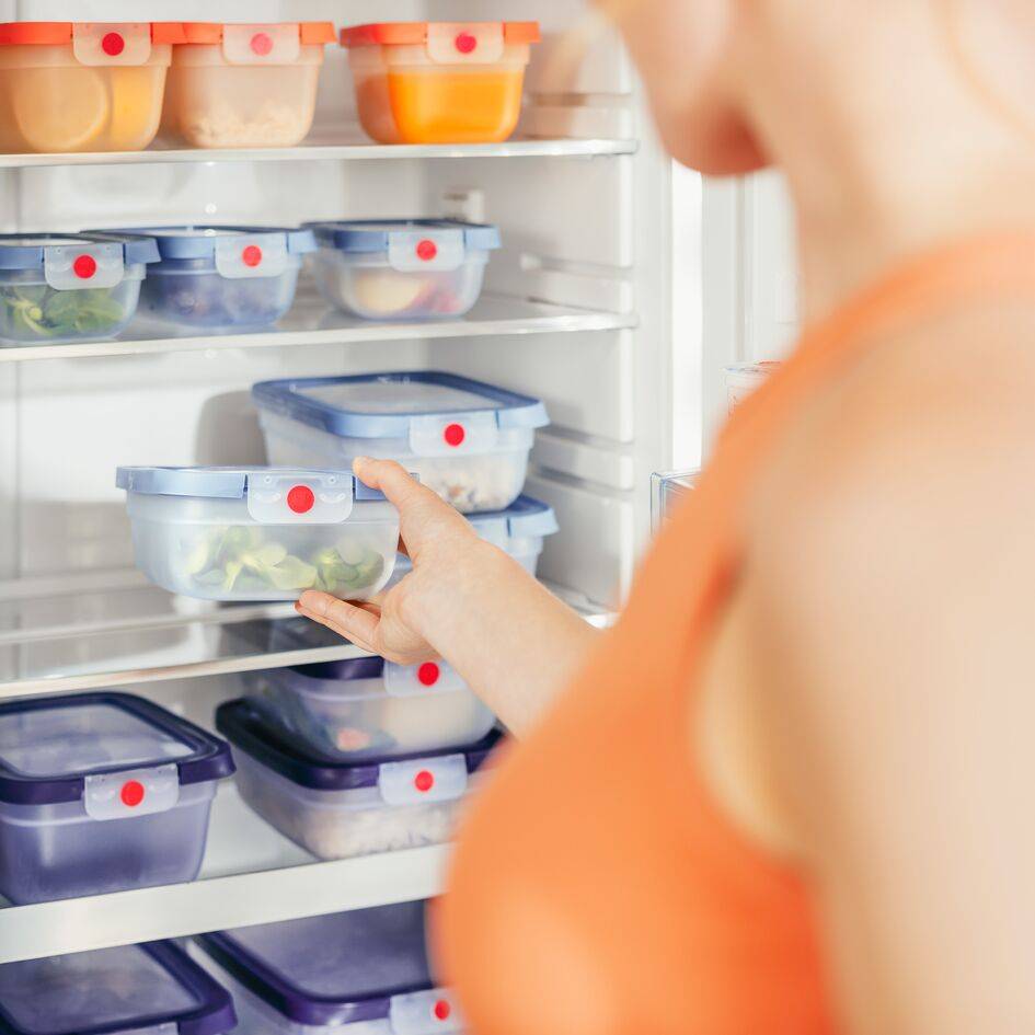 N1230510 OneClick dózy na potraviny 3 x 0,5 l modré