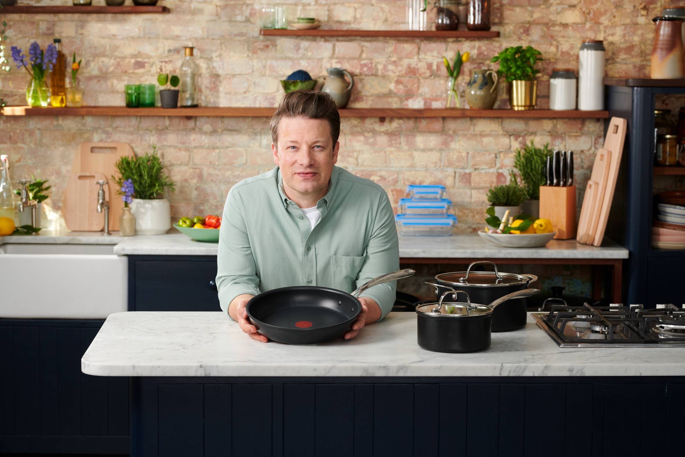 Rendlík s poklicí Tefal Jamie Oliver E0142355 E0142355 18 cm