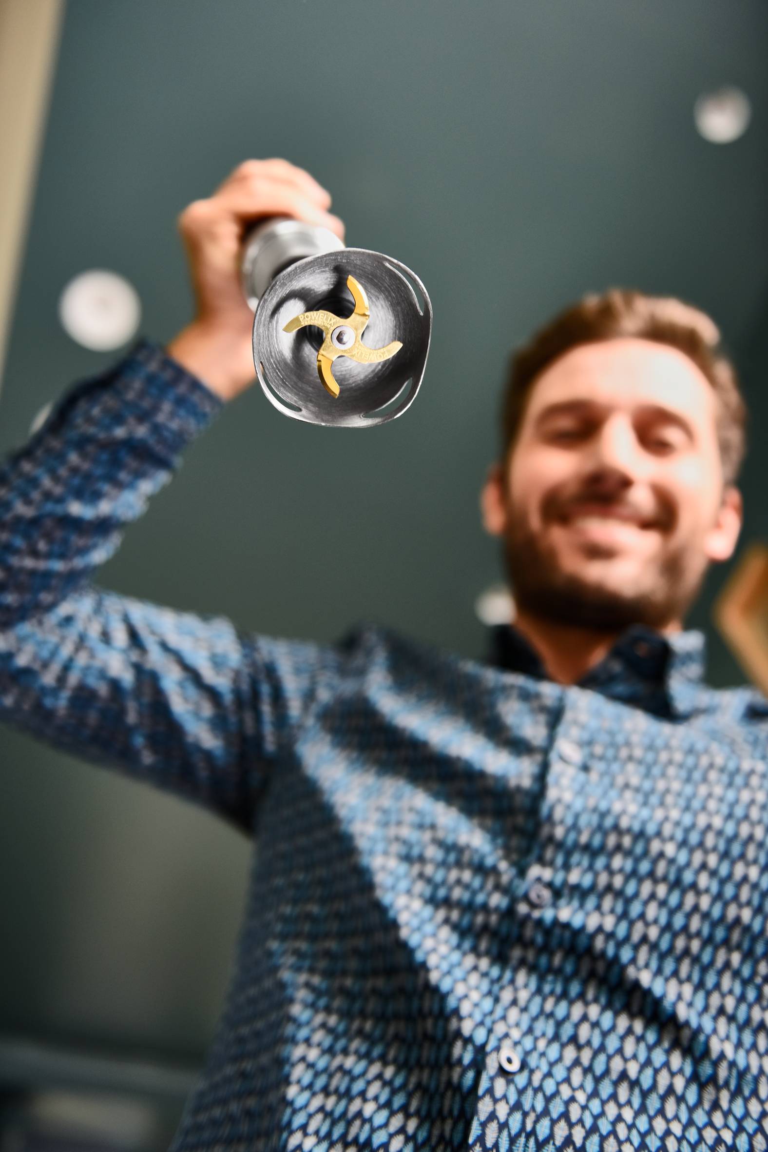 Tyčový mixér Tefal Infiny Force Pro 5v1 HB95LD38 Nerezový/Černý