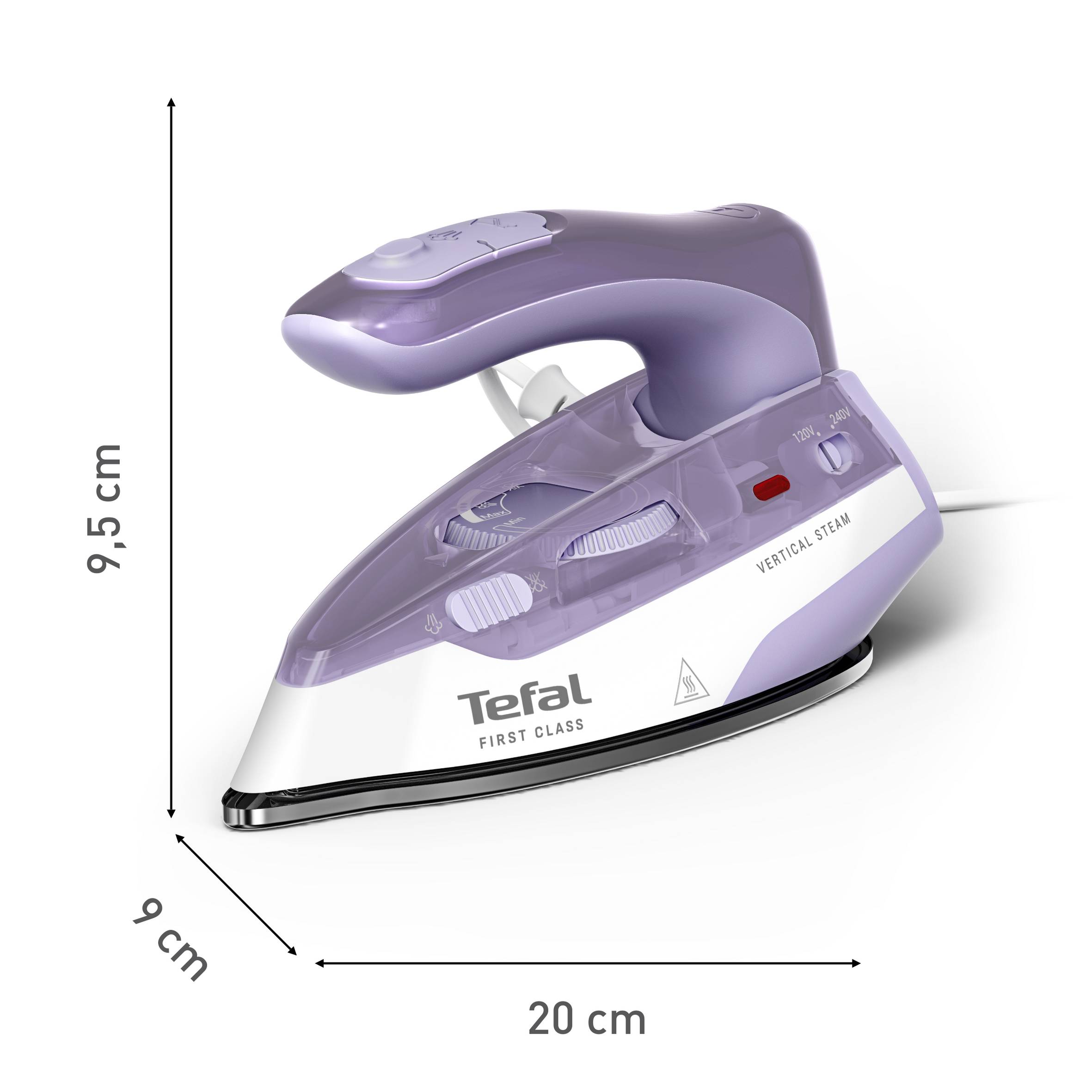 Napařovací žehlička Tefal First Class DB1612E0 Fialová/Bíla