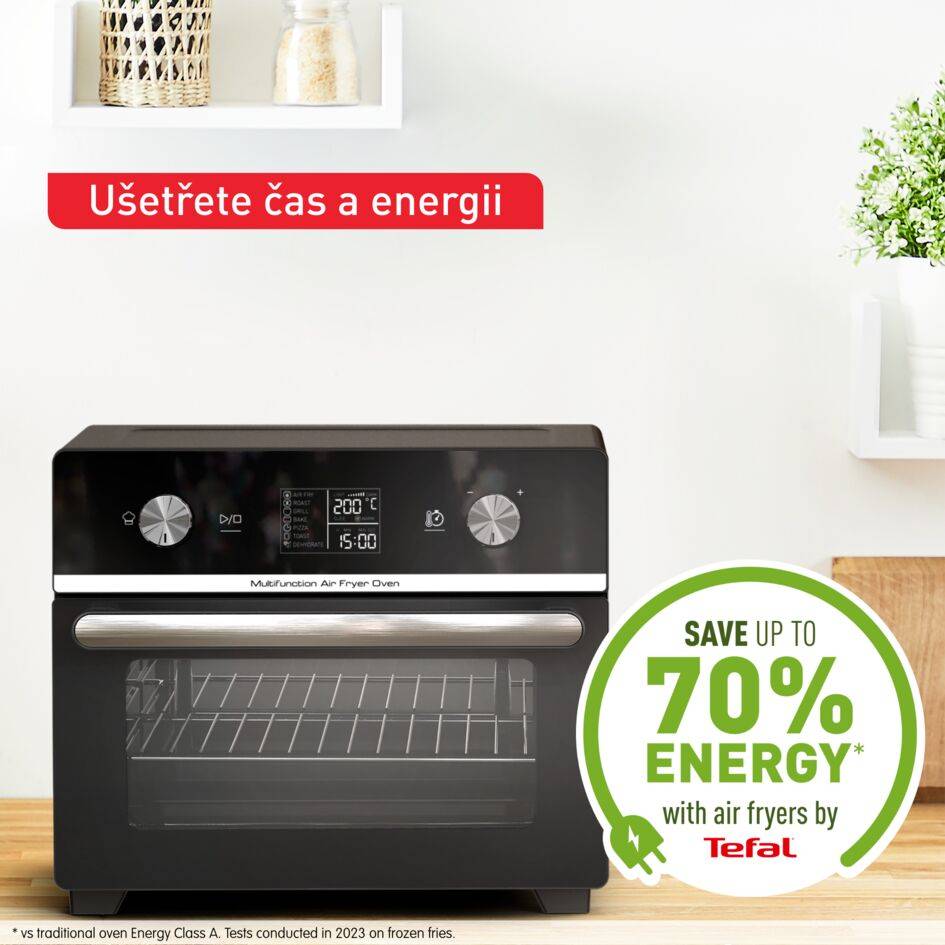 Velká rodinná horkovzdušná fritéza s troubou Tefal Easy Fry 20 l FW605810