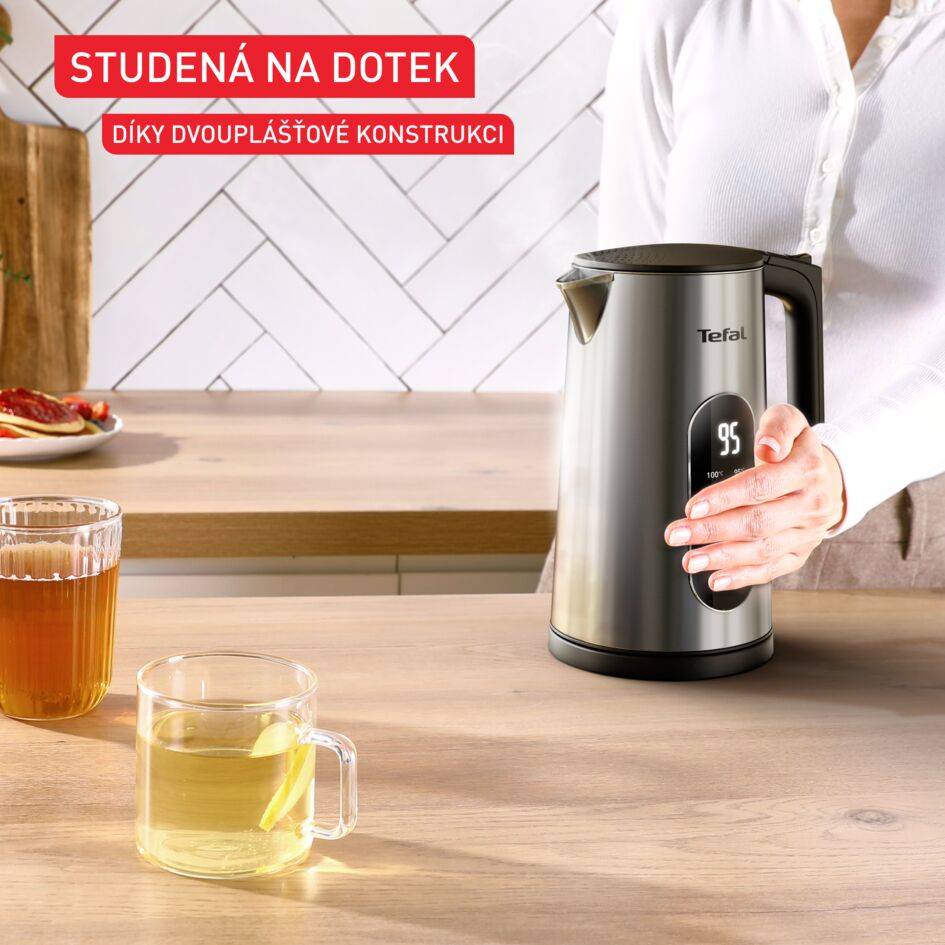 Selection, rychlovarná konvice, 6 nastavení teplot, displej s reálným časem