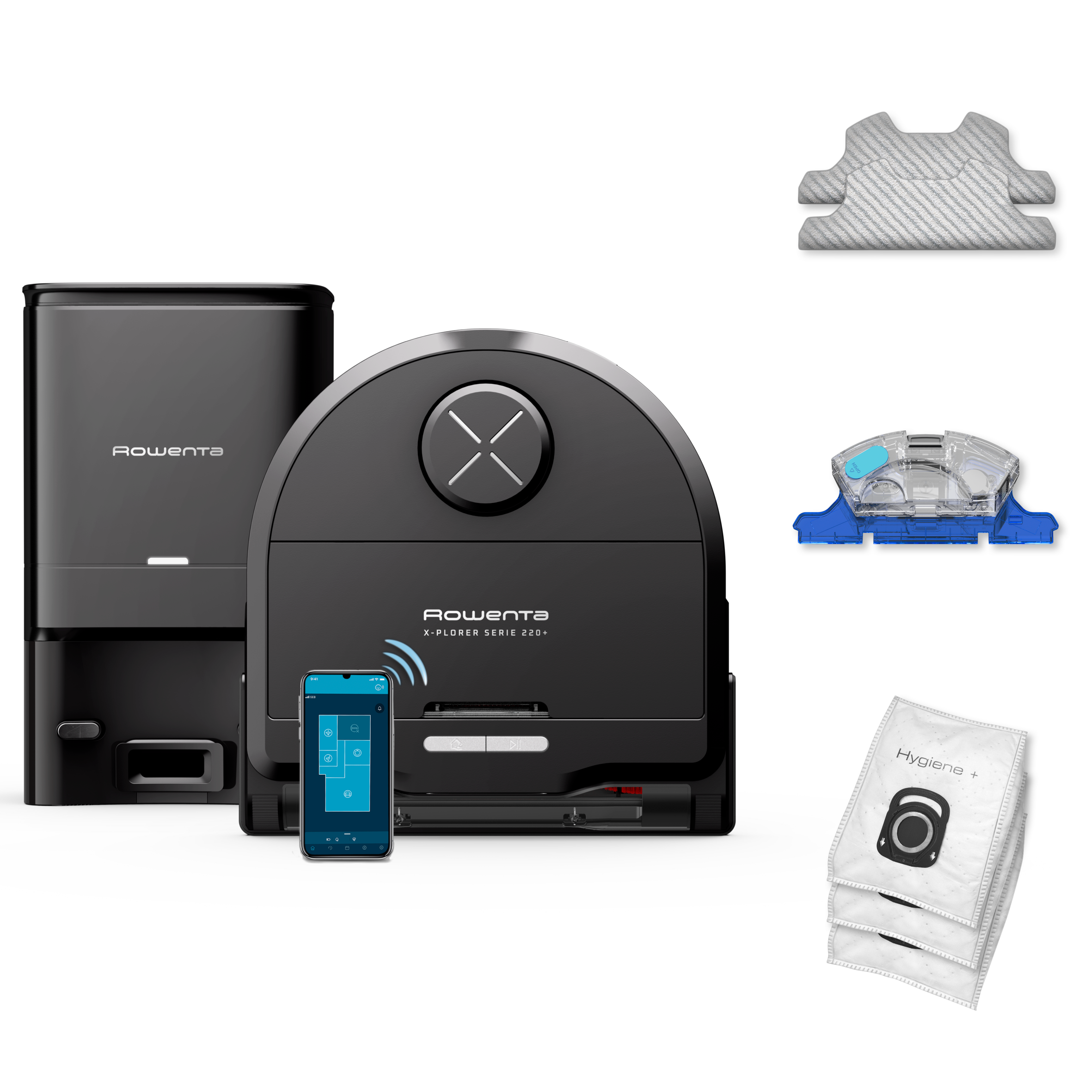 Robotický vysavač X-PLORER S220+ 5600Pa RR9485WH