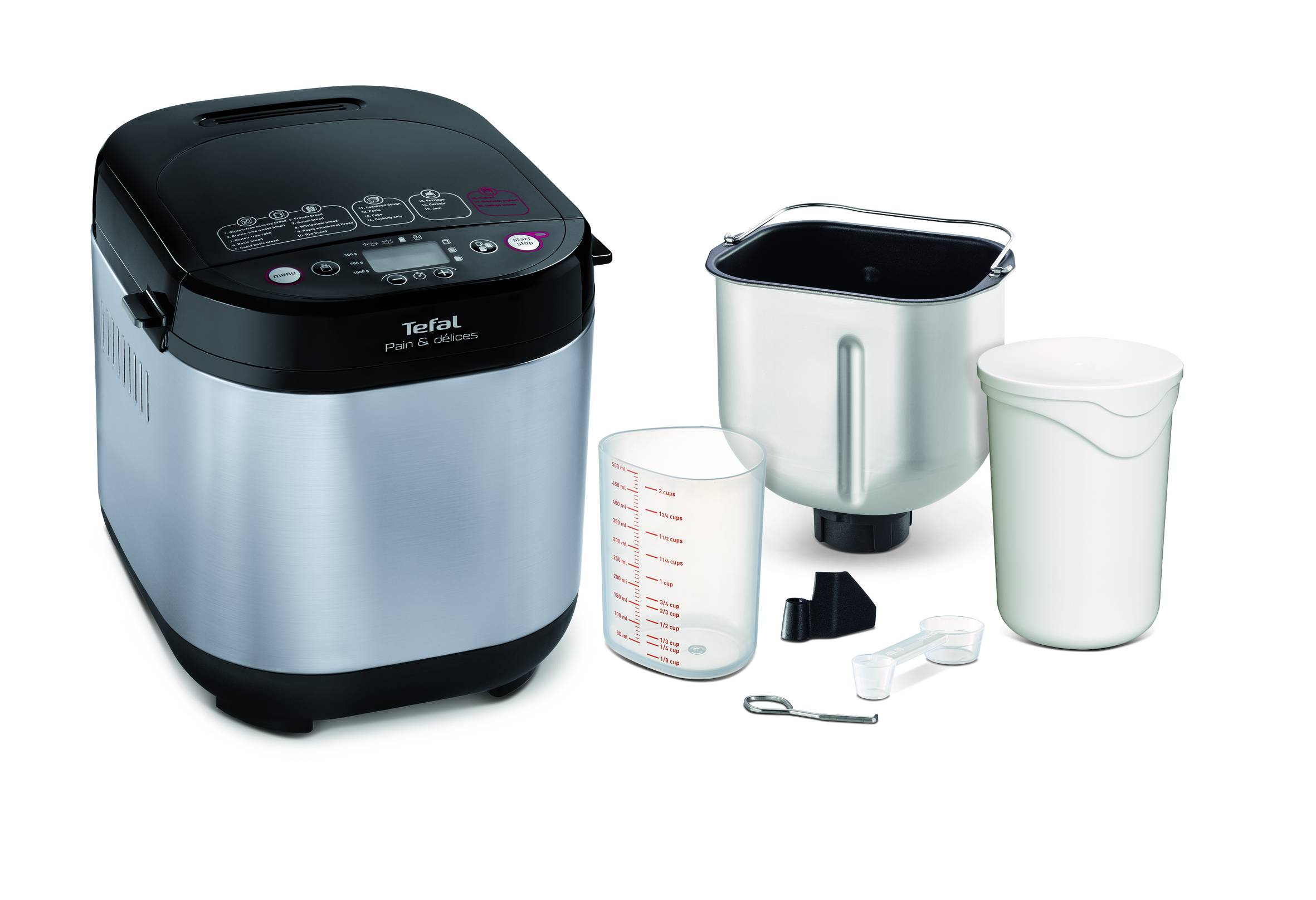 Domácí pekárna Tefal Pain & Delices PF240E38 Nerezová/Černá